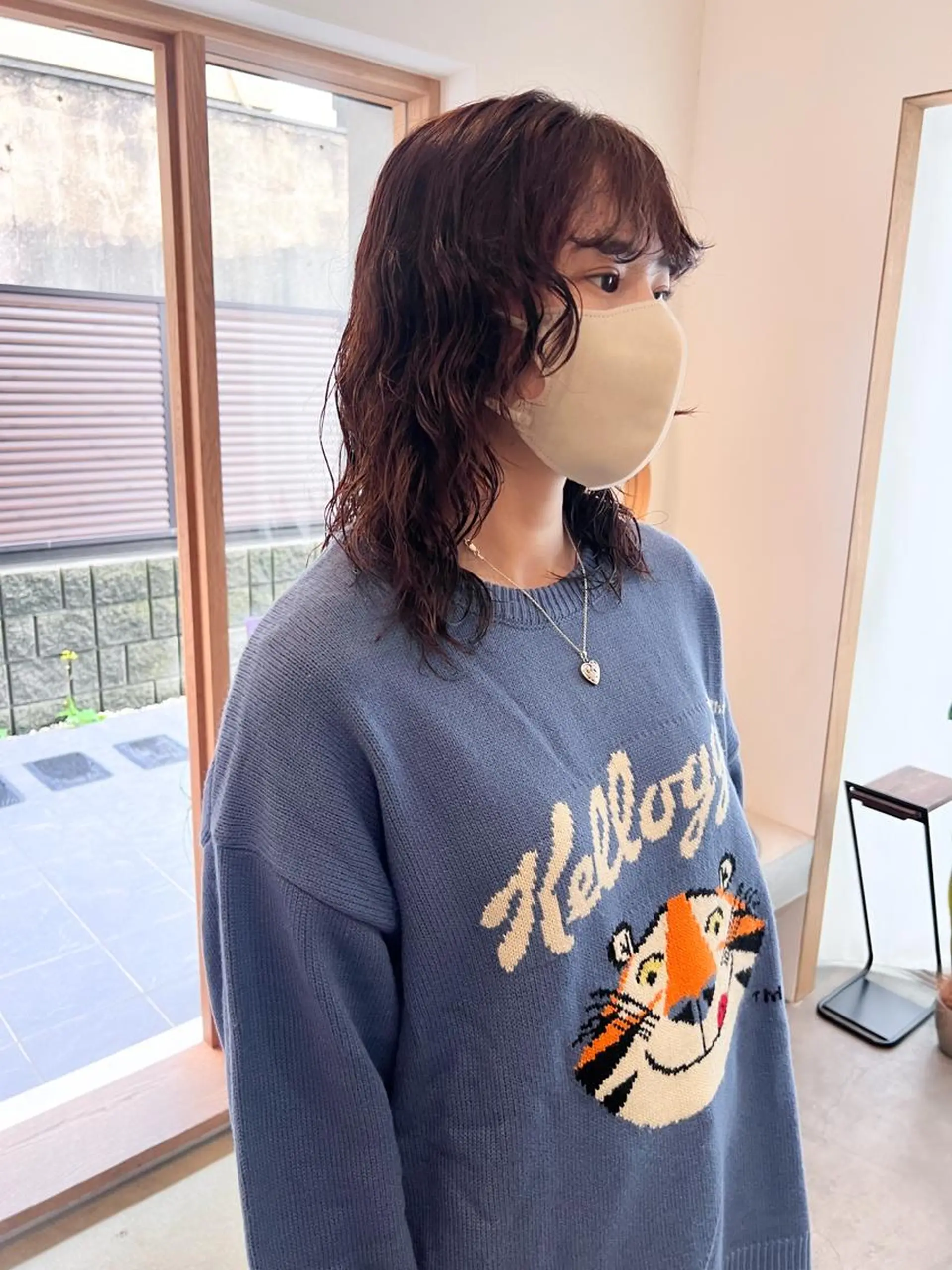 ミディアム パーマ ミディアムパーマ /癖毛パーマのヘアスタイル