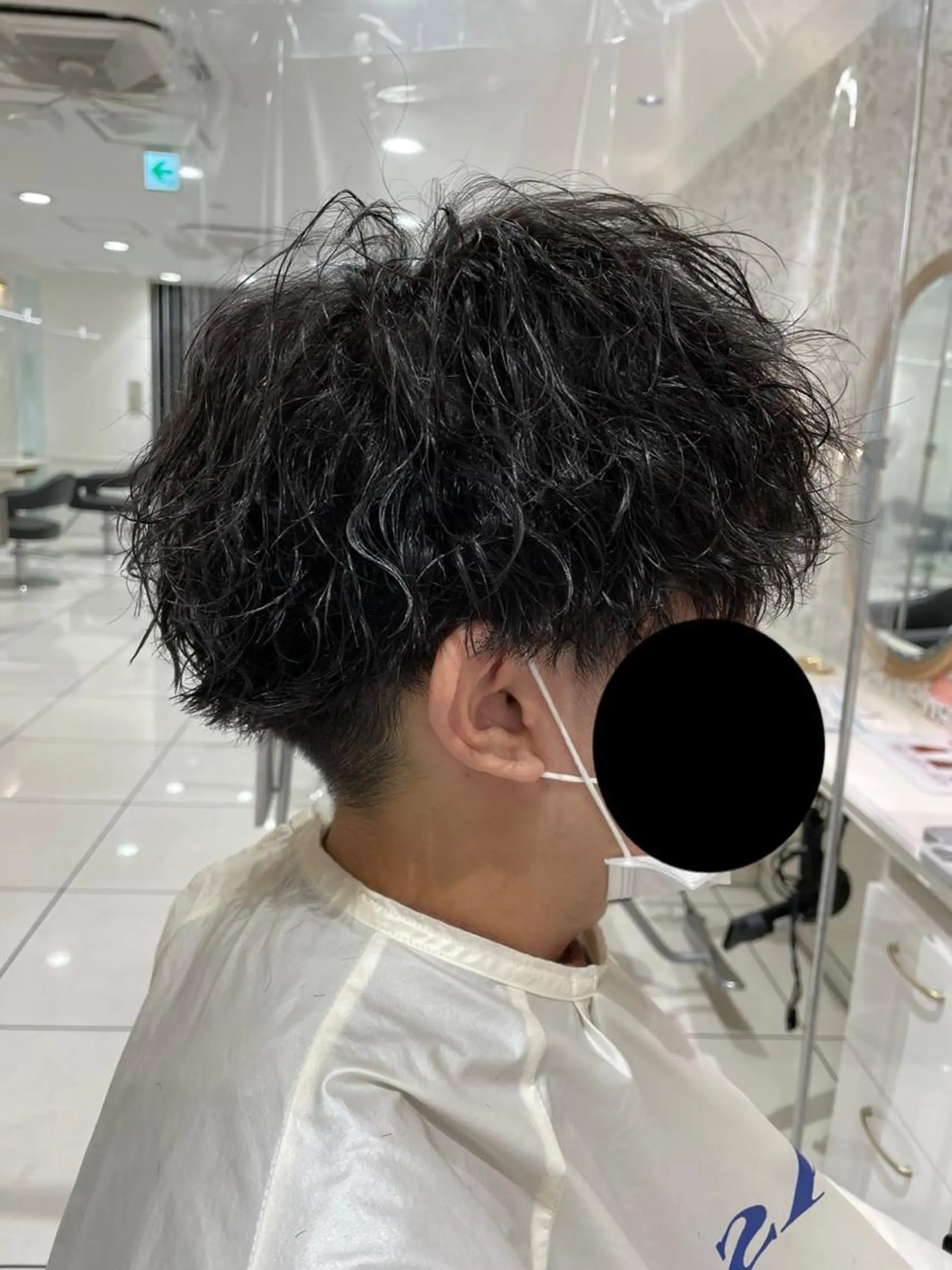 パーマ メンズ 波巻きパーマ 🔹メンズ縮毛矯正 川島爽楽🔹のヘアスタイル