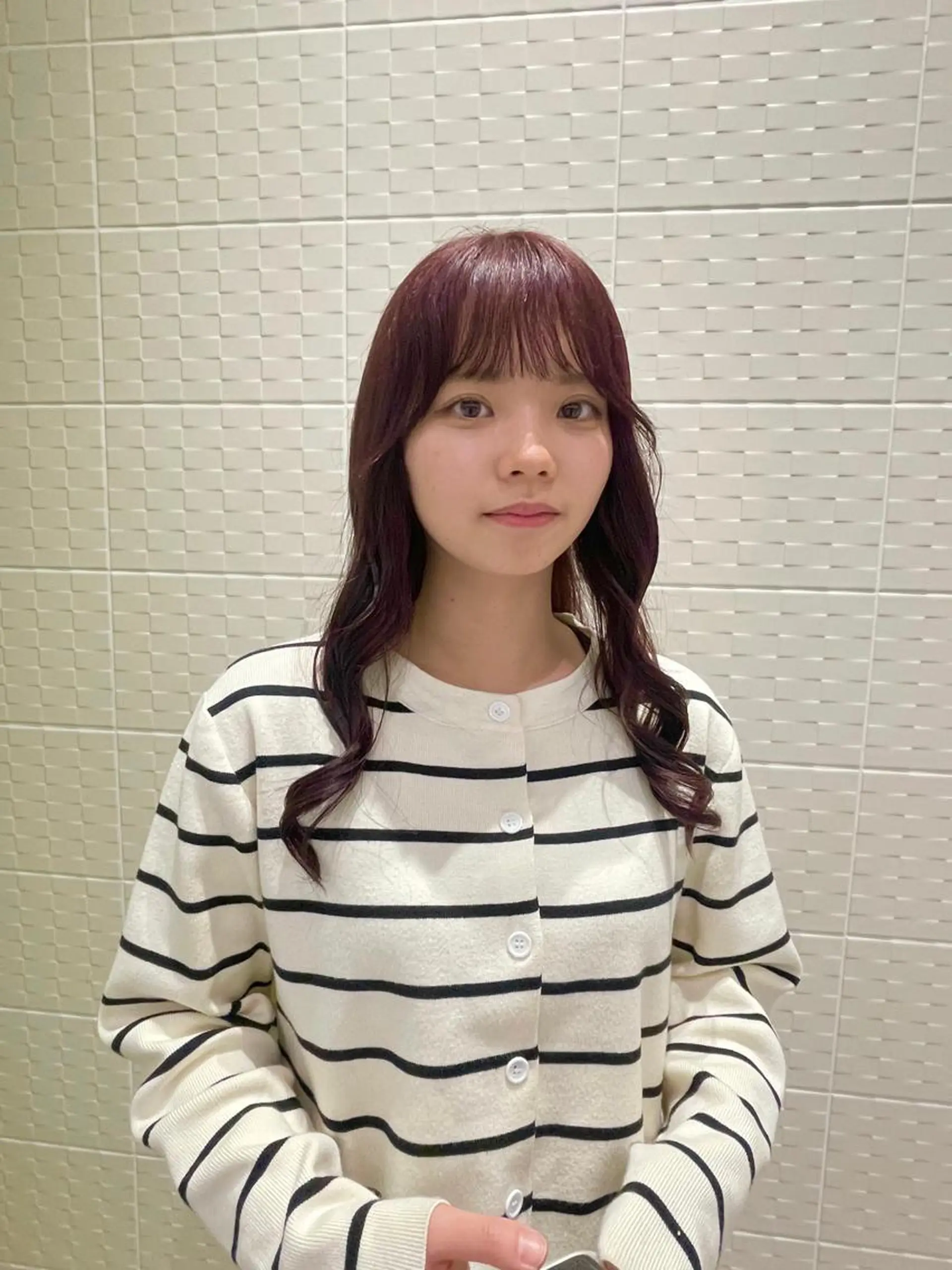 ロング カラー ブリーチ ブリーチなしカラー ピンクカラー ZELE新瑞橋店所属・吉川 璃々花のヘアスタイル