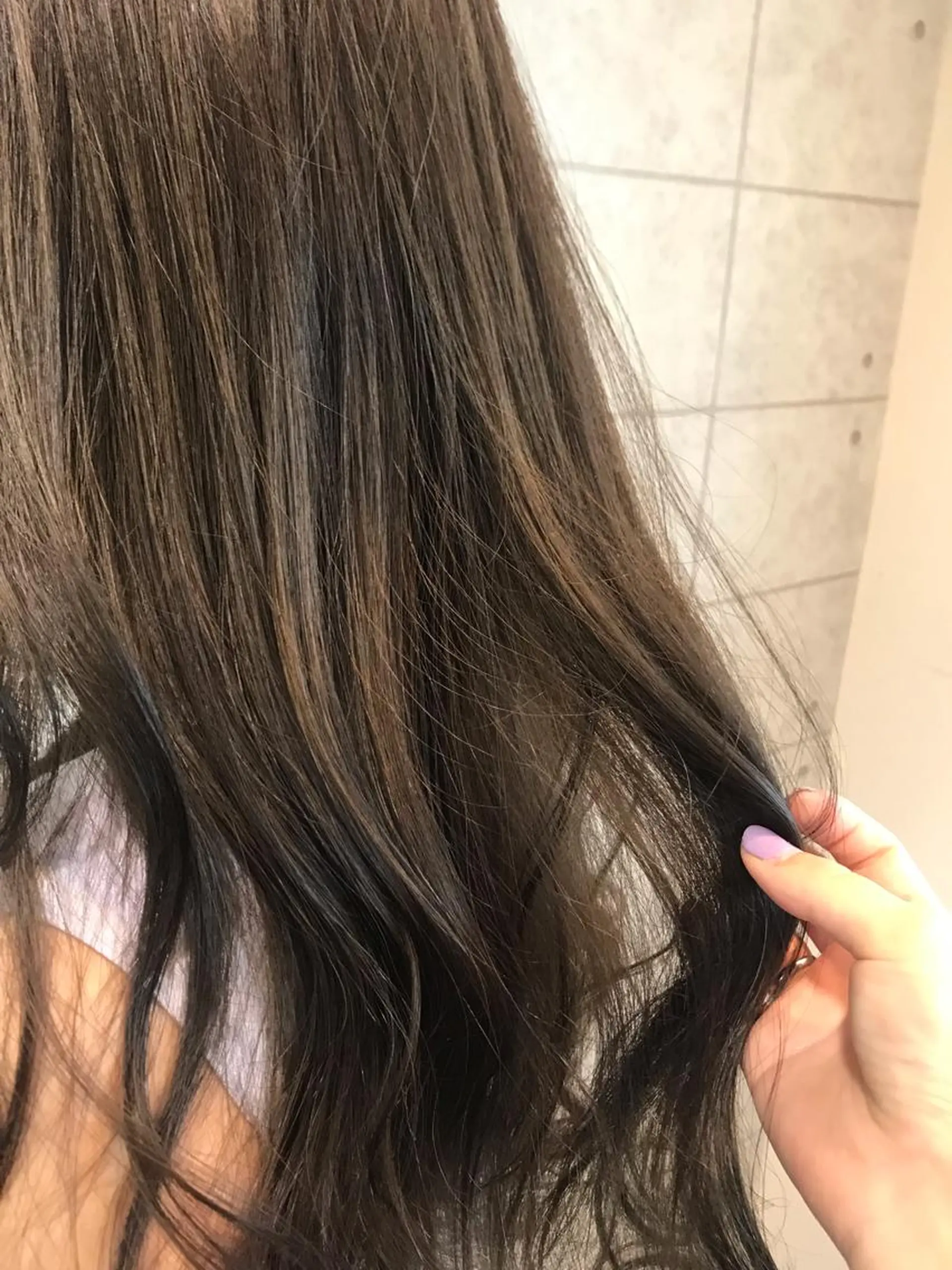 ロング カラー ヘアアレンジ knock【ノック】所属・烏丸韓国ヘア🇰🇷 ayaka🎀のヘアスタイル