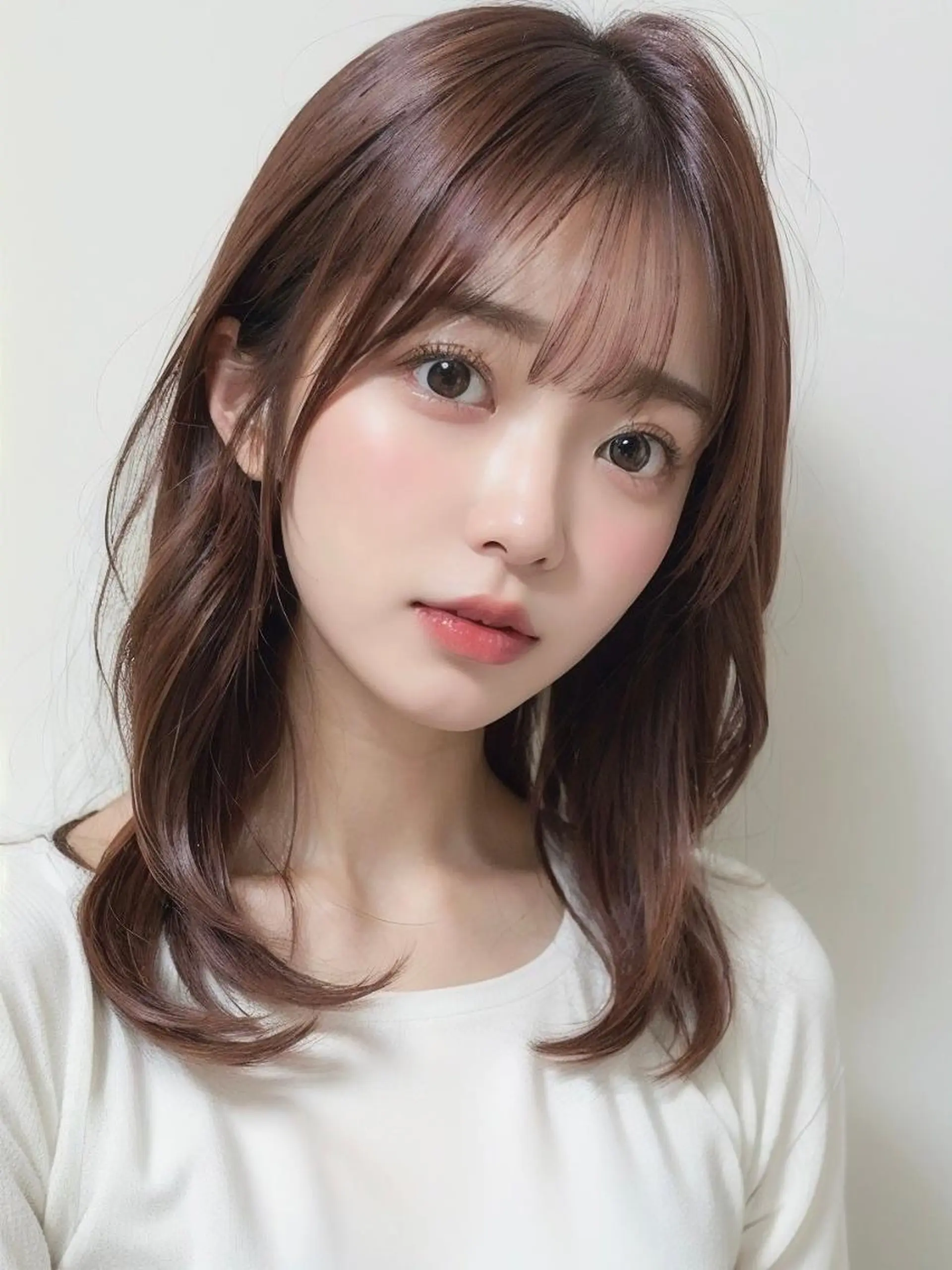 セミロング ✨美髪矯正/韓国 レイヤー/源✨のヘアスタイル