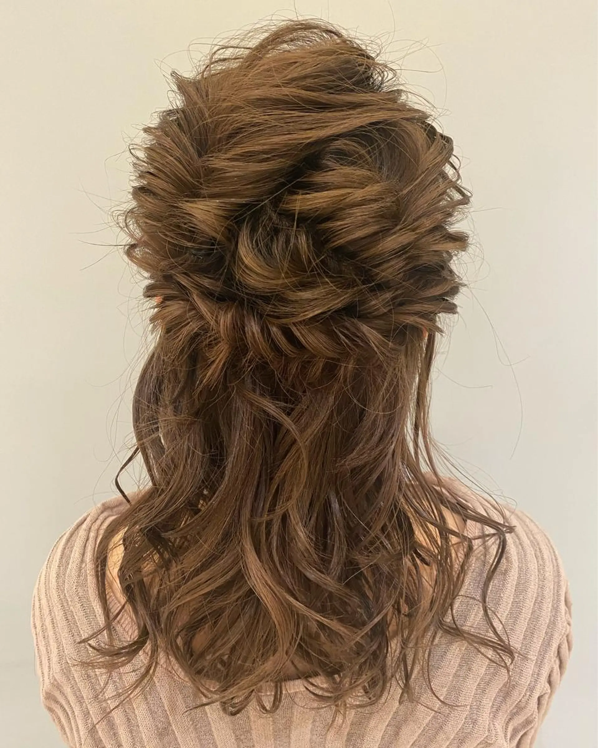 セミロング ヘアアレンジ 透明感カラー・ 髪質改善🩵イケダのヘアスタイル