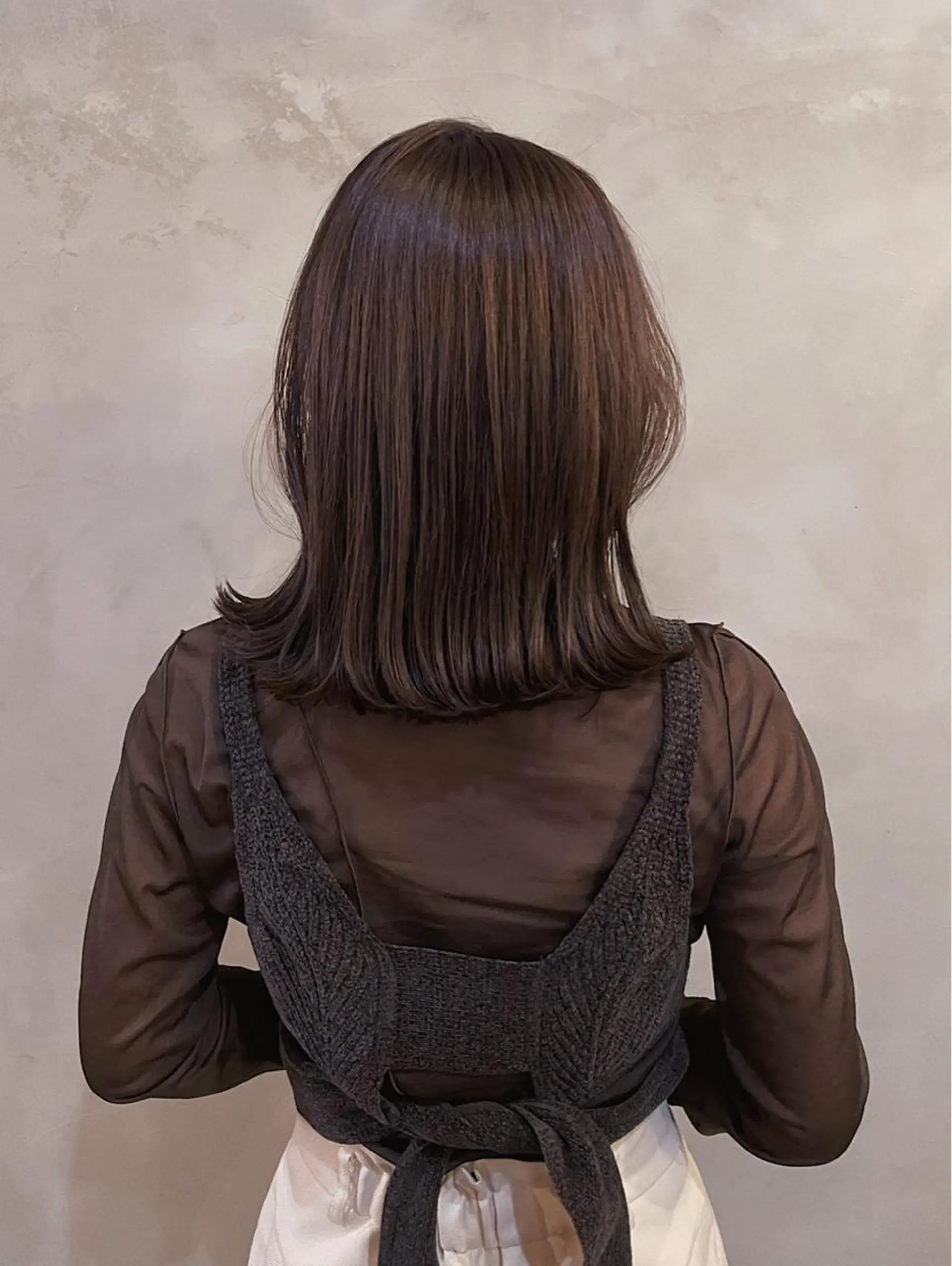 ミディアム カラー ♡トップスタイリス ト/美髪矯正hinaのヘアスタイル