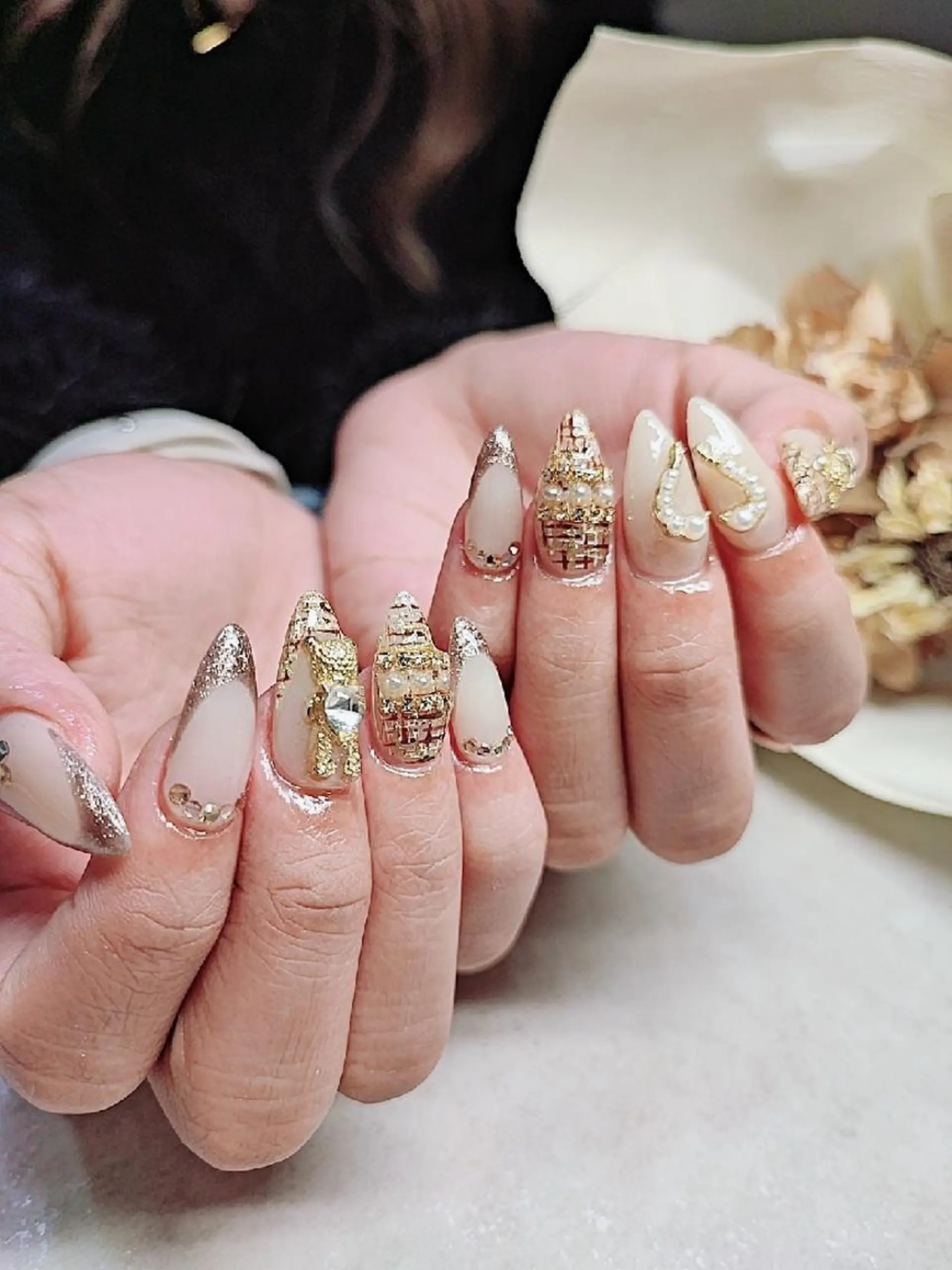 ネイル ハンドネイル 森 ネイルサロンのネイルデザイン