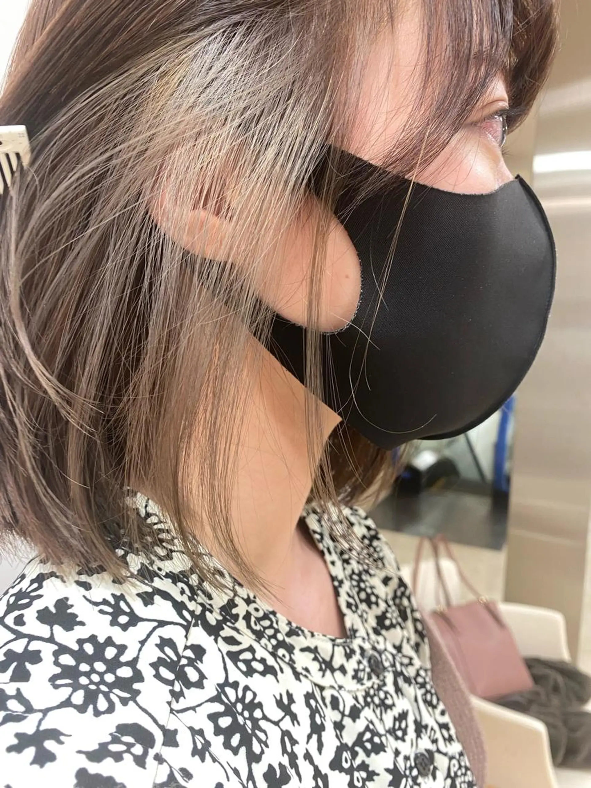 ショート カラー ベージュカラー ミルクティーベージュ ヘアカラー トリートメント ヘアセット ハイトーン/ウルフ /レイヤー/坂野幸伸のヘアスタイル