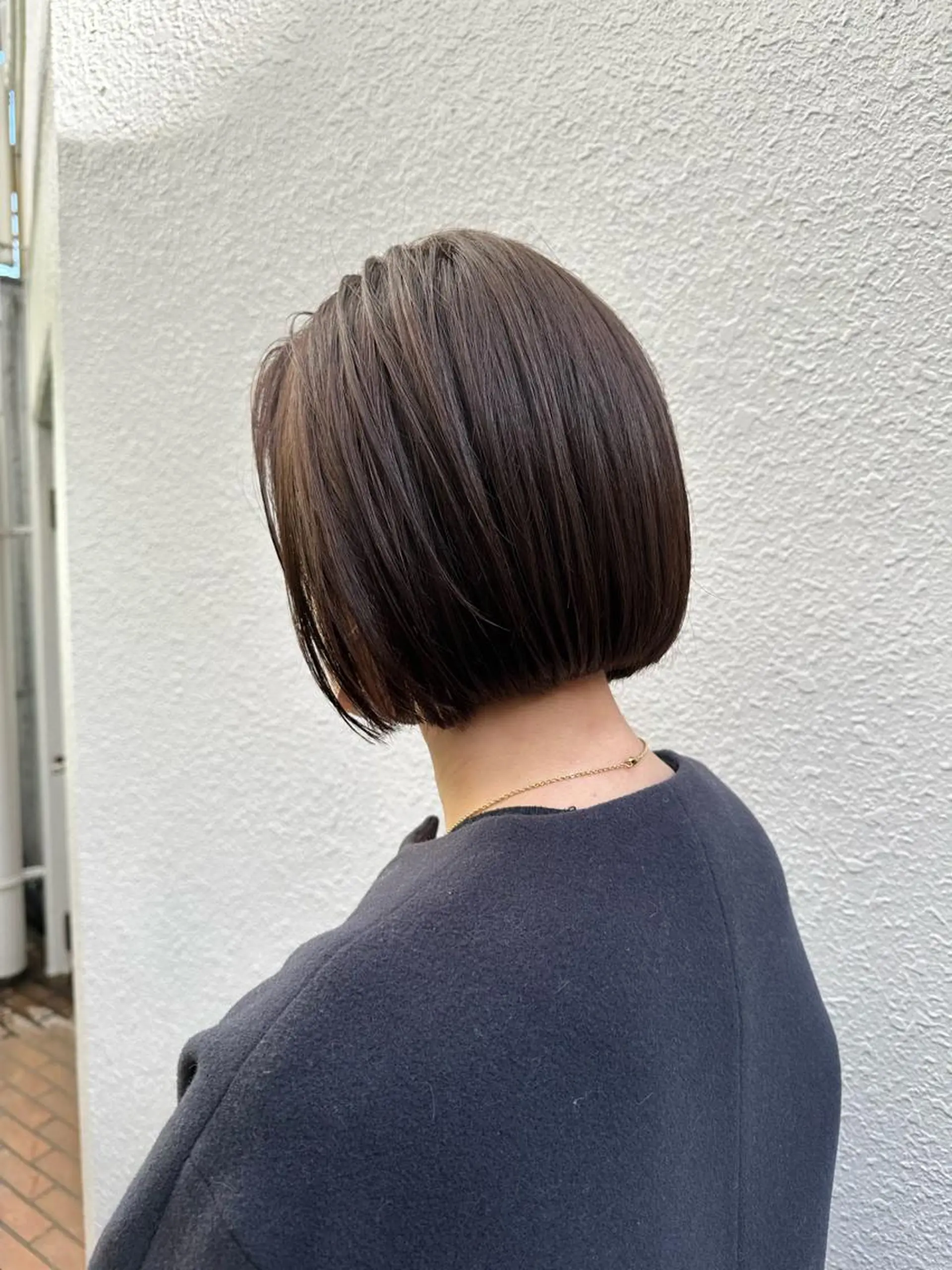 ショート カラー 透明感カラー ボブ カット ヘアカラー ハマベ イクト FLORENのヘアスタイル