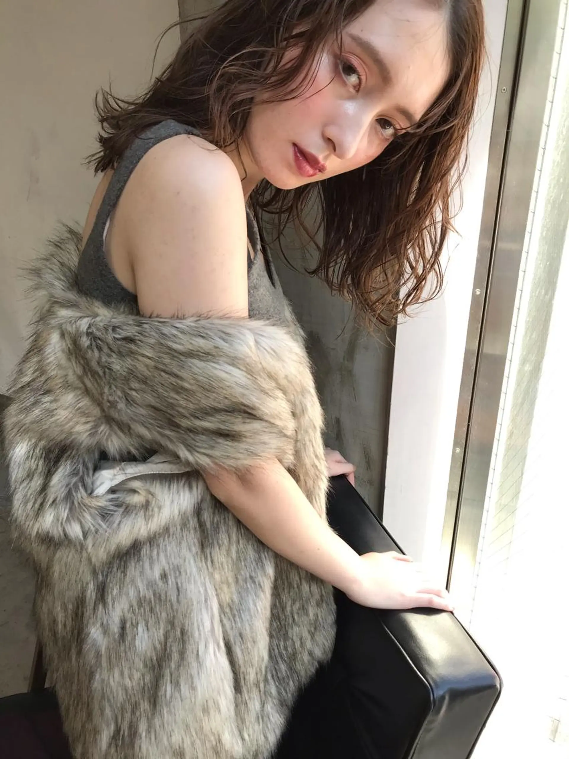 セミロング 韓国 / 中国ヘア 🦋Noniのヘアスタイル