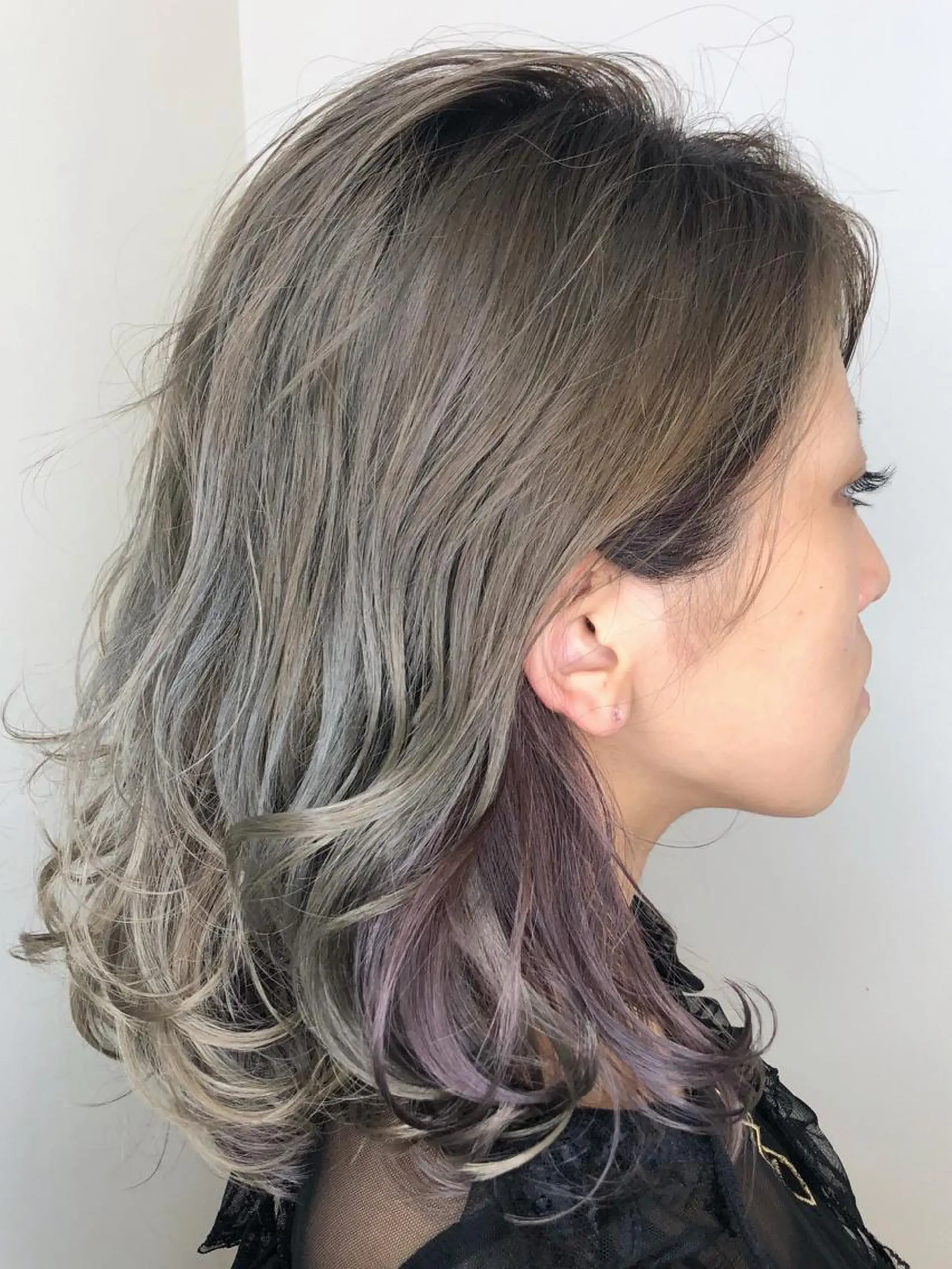 セミロング カラー カット ヘアカラー トリートメント メンズヘア特化 崎田 成人のヘアスタイル