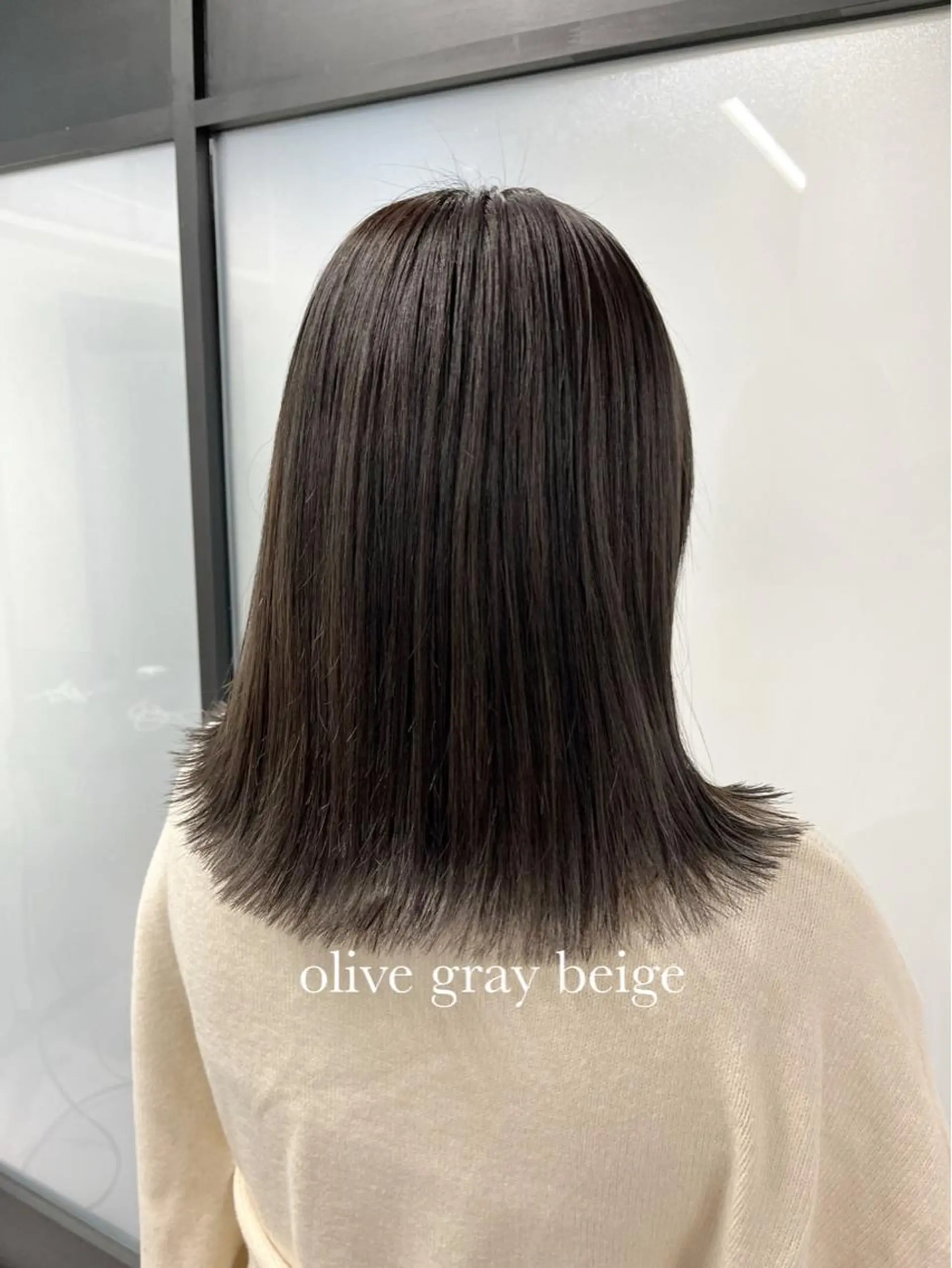 ミディアム カラー カット ヘアカラー 縮毛矯正 トリートメント レイヤー/髪質改善/ 美髪矯正/手塚凌のヘアスタイル