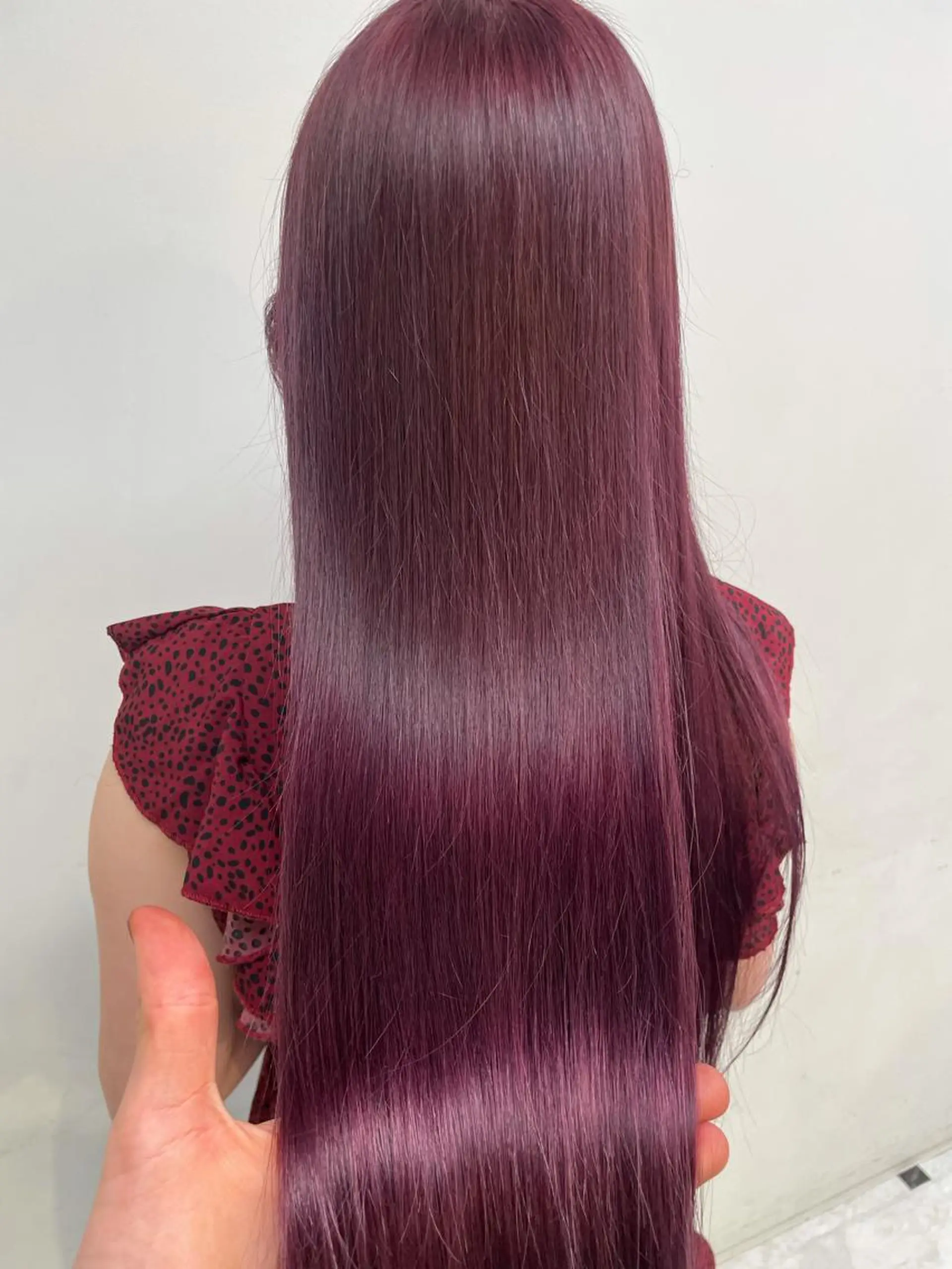 ロング トリートメント ブリーチ✖️ 縮毛LANDのヘアスタイル