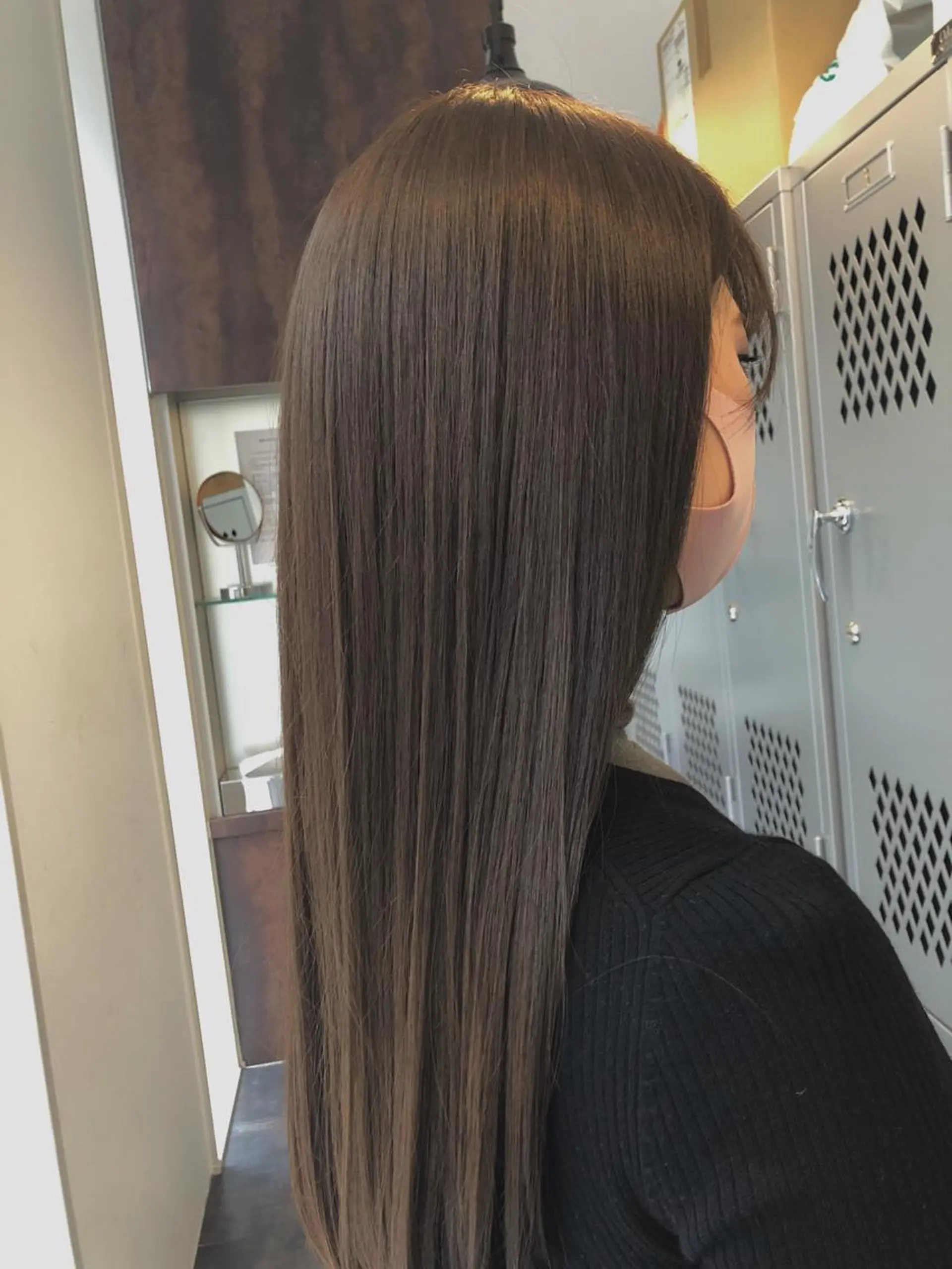 ロング トリートメント mai🐷髪質改善 🖤透ける暗髪🖤のヘアスタイル