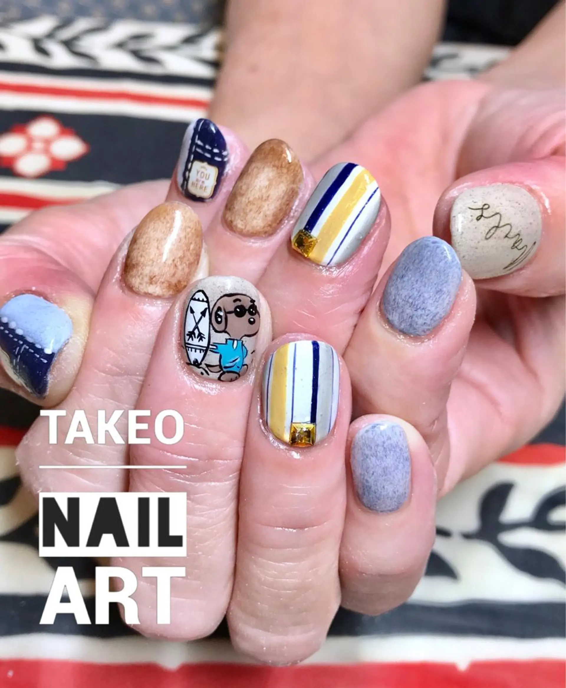 ショート ネイル nail&eye Aoのマツエク・マツパデザイン