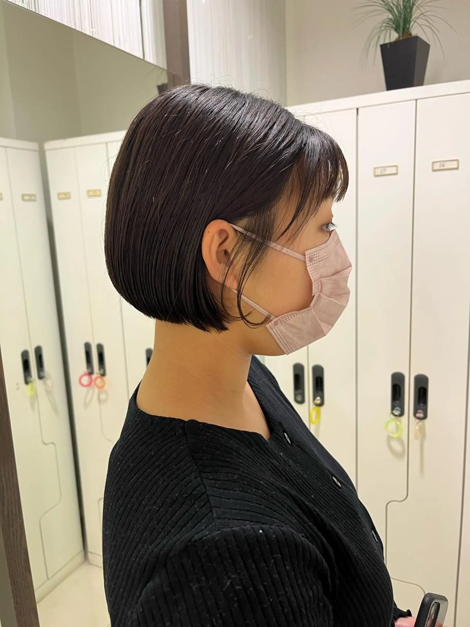 ショート ぷつっとボブ/ちゅる ピンク/mika☆のヘアスタイル