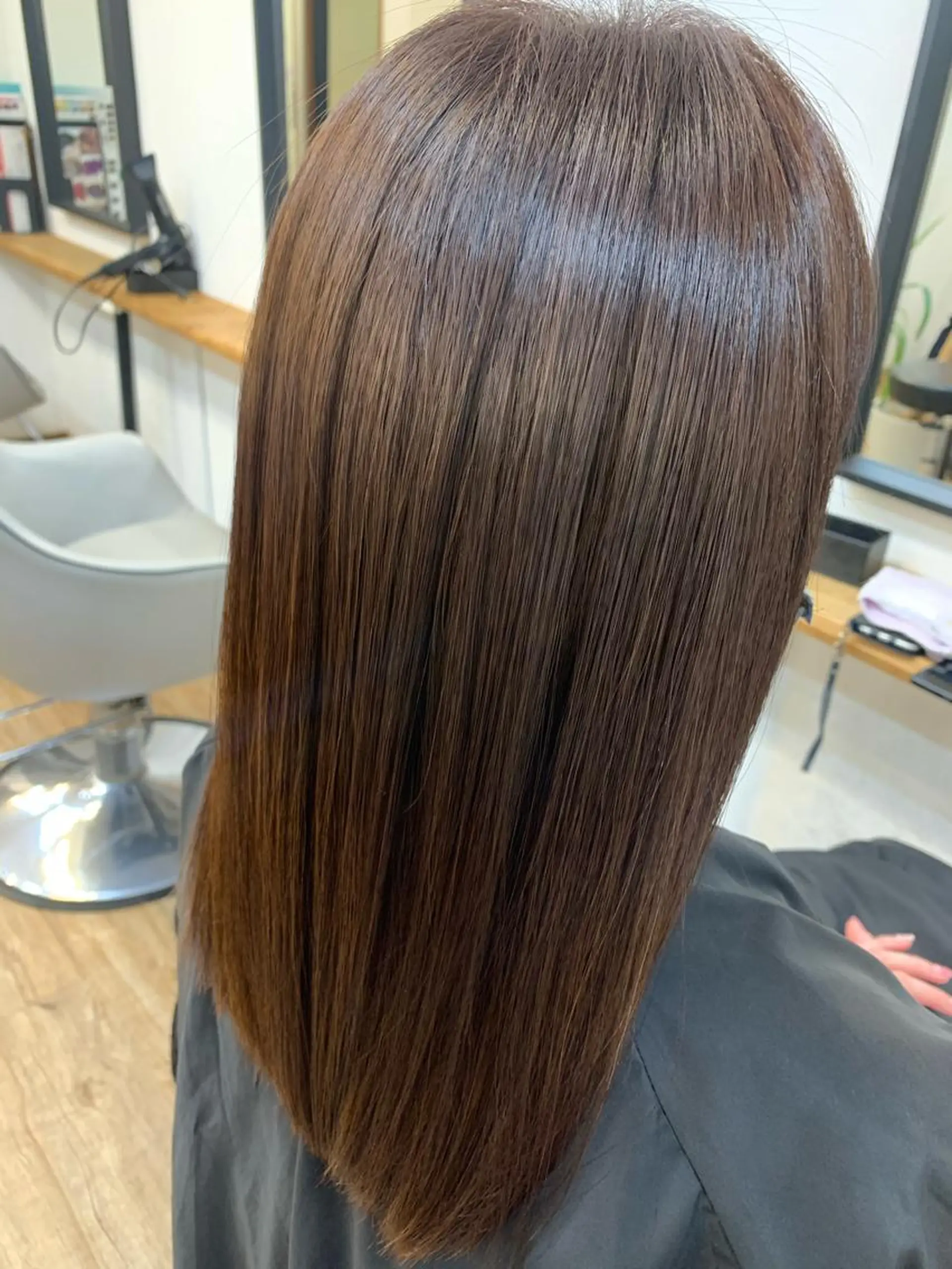 セミロング メンズパーマ shell 宮下のヘアスタイル