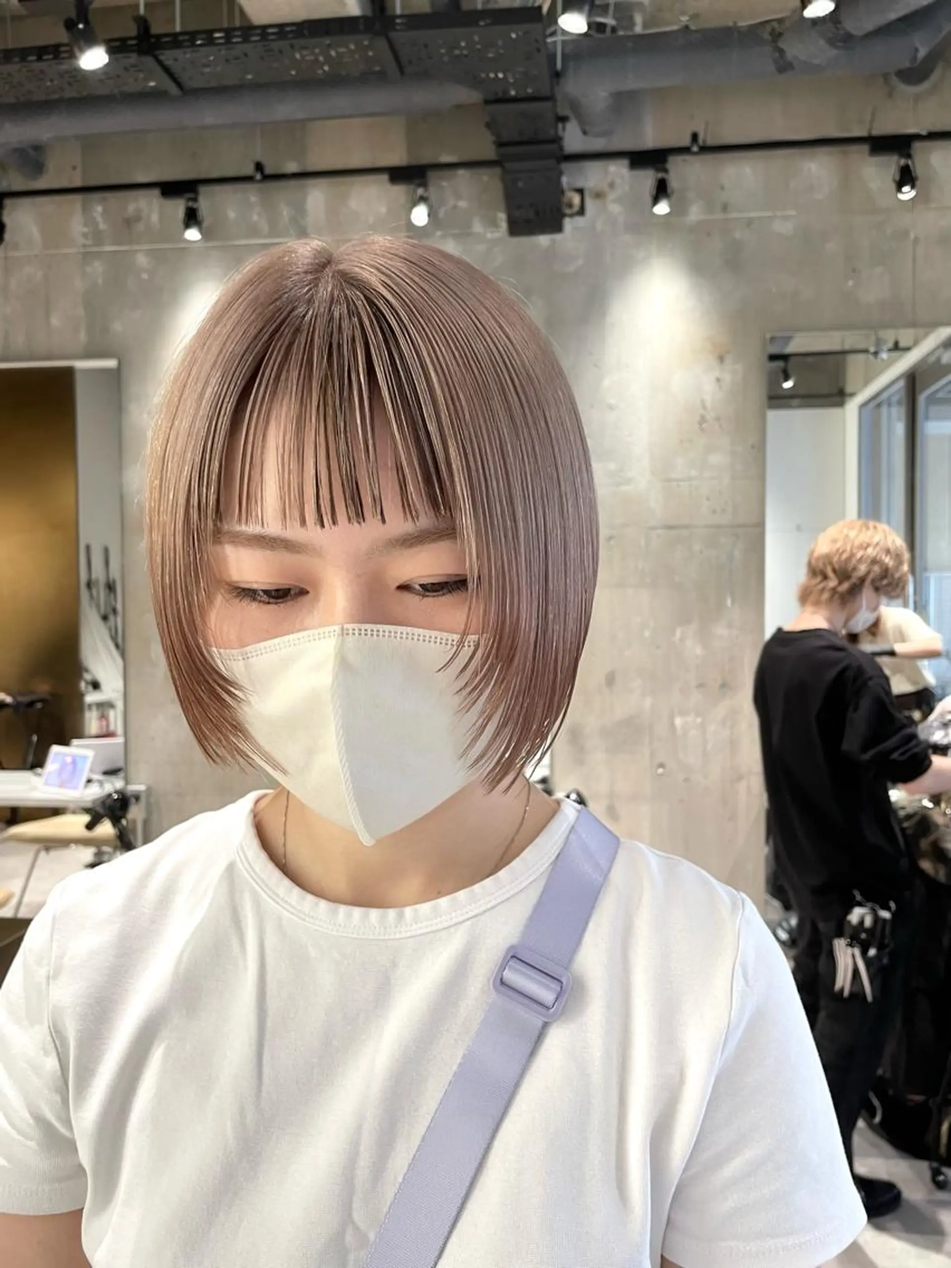 ミディアム カラー パーマ カット ヘアカラー トリートメント 海外レイヤー 🇺🇸/ヒナコのヘアスタイル