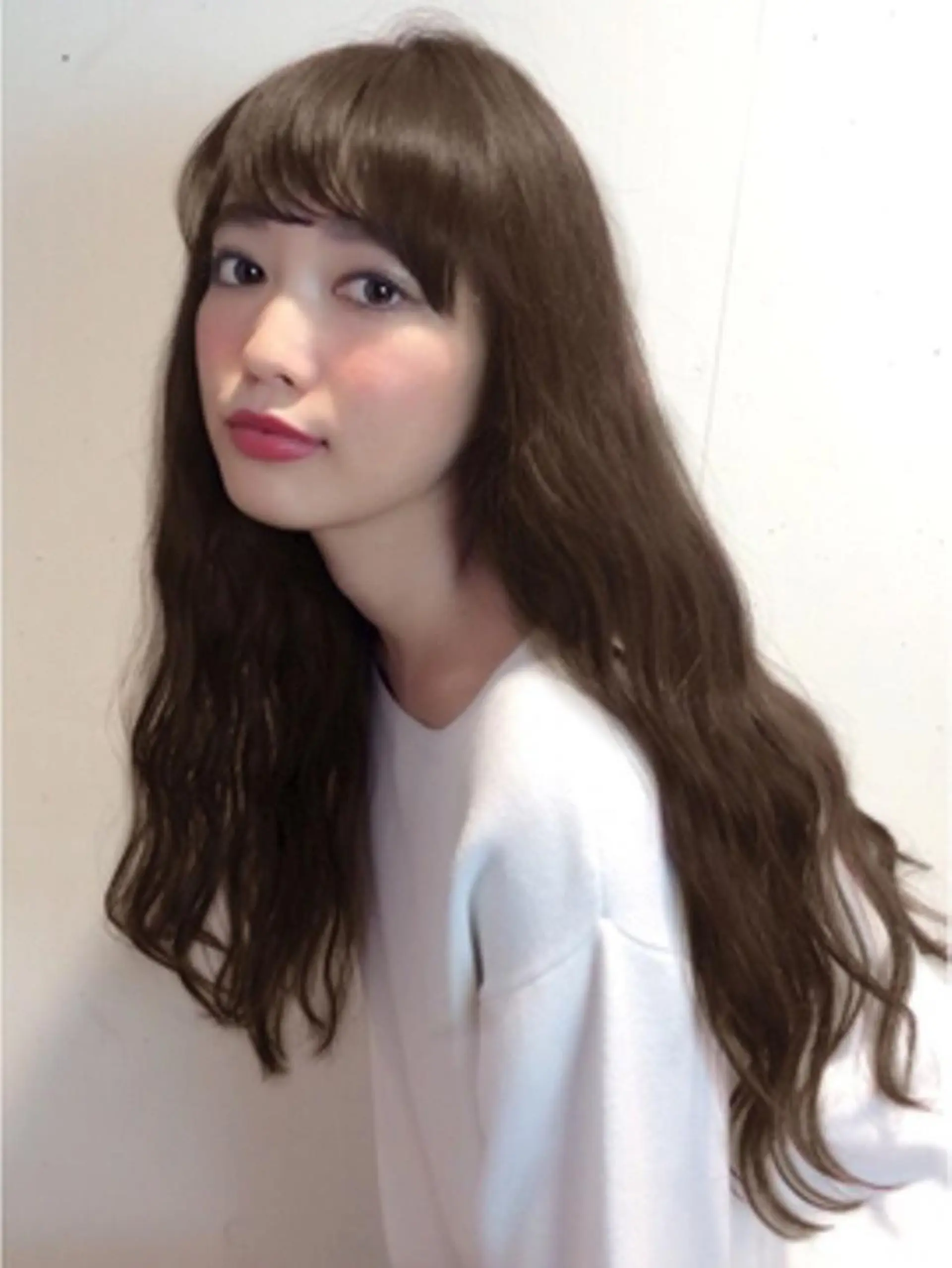 ロング カラー 遠藤 眞実のヘアスタイル
