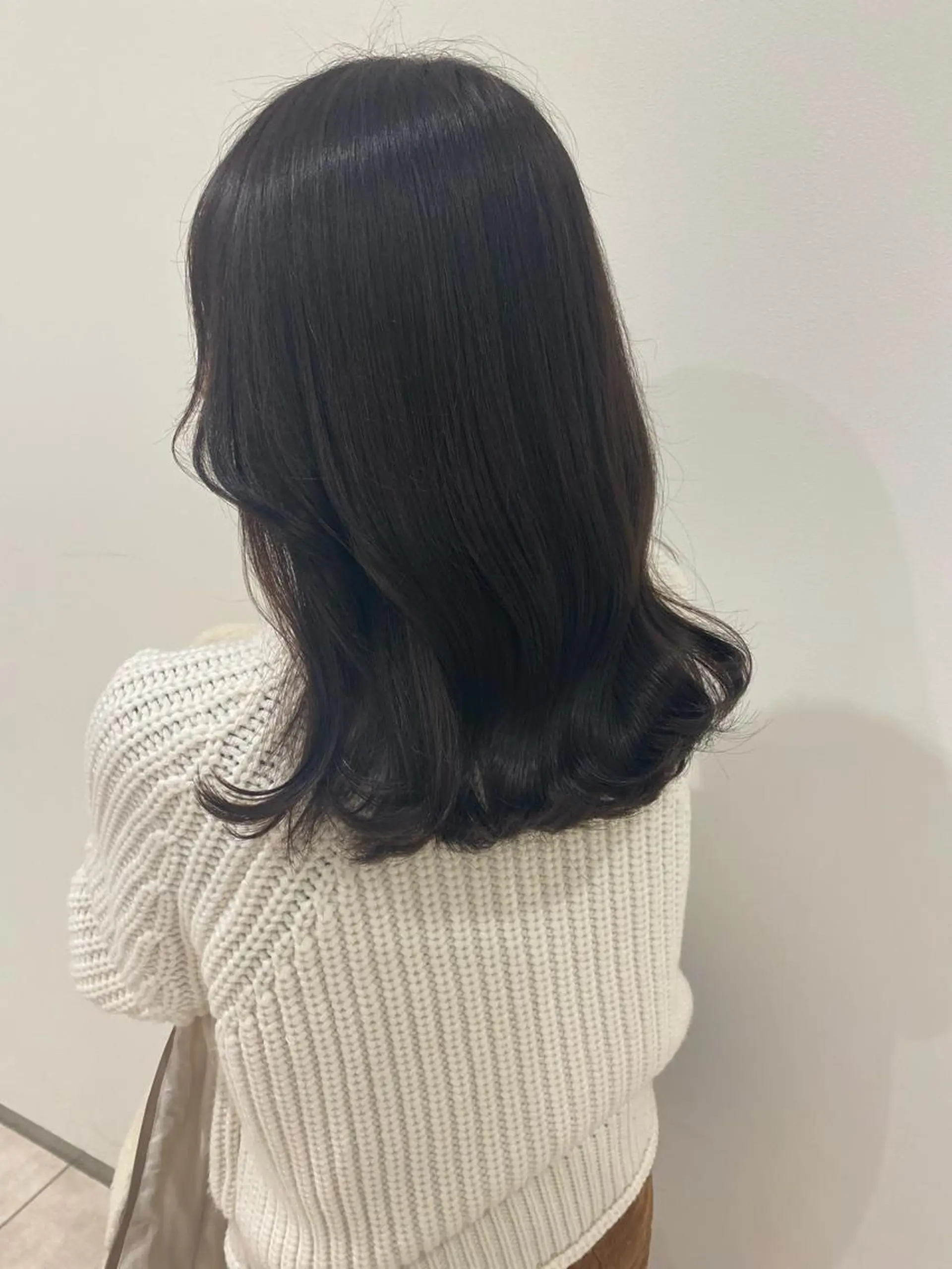 セミロング カット ヘアカラー トリートメント 巻ける縮毛矯正/艶 カラーchika🩵のヘアスタイル