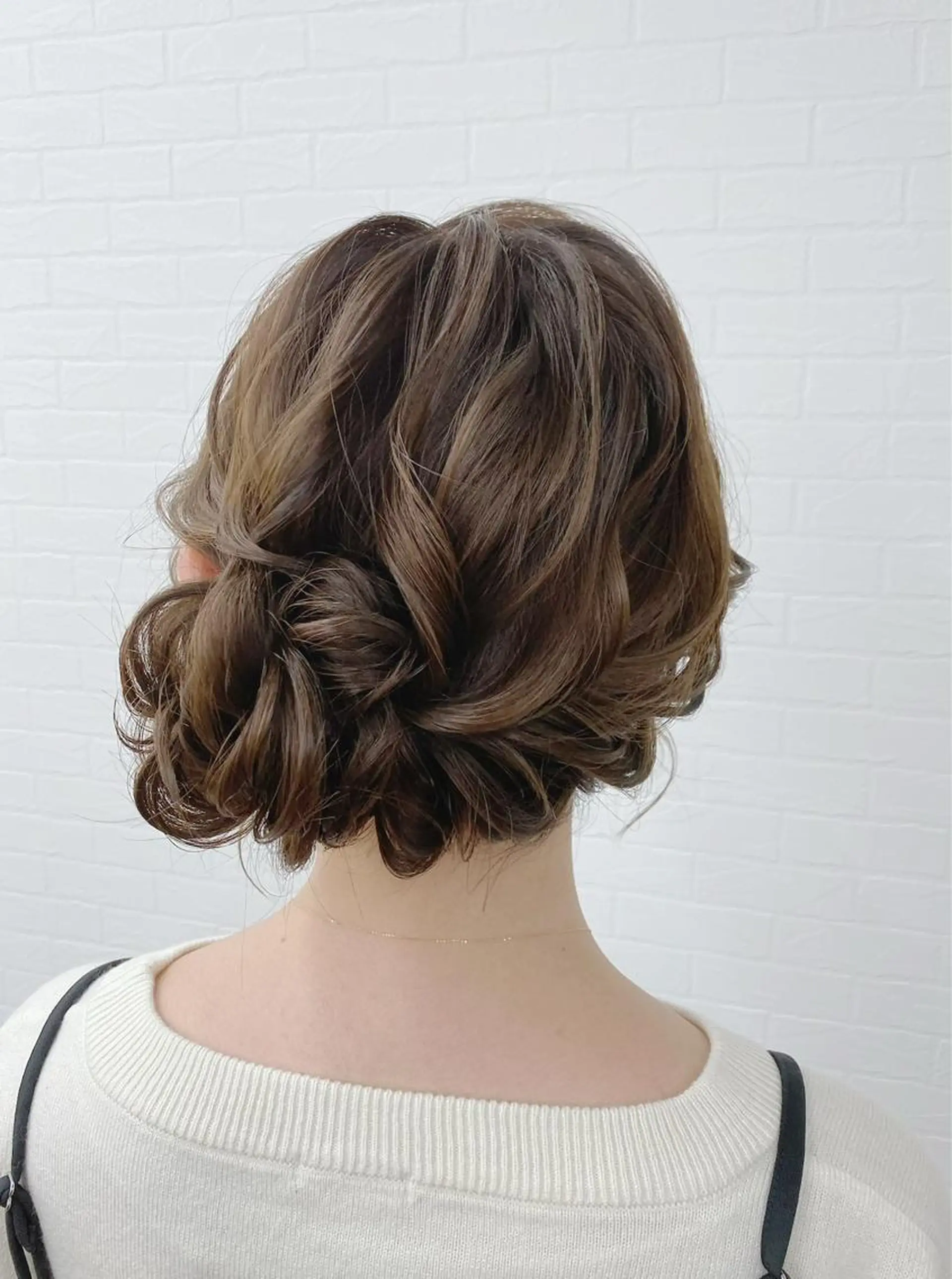 セミロング カラー ヘアアレンジ ヘアセット GRANLUSSO 〜グランルッソ駅前店所属・木口 嘉美のヘアスタイル