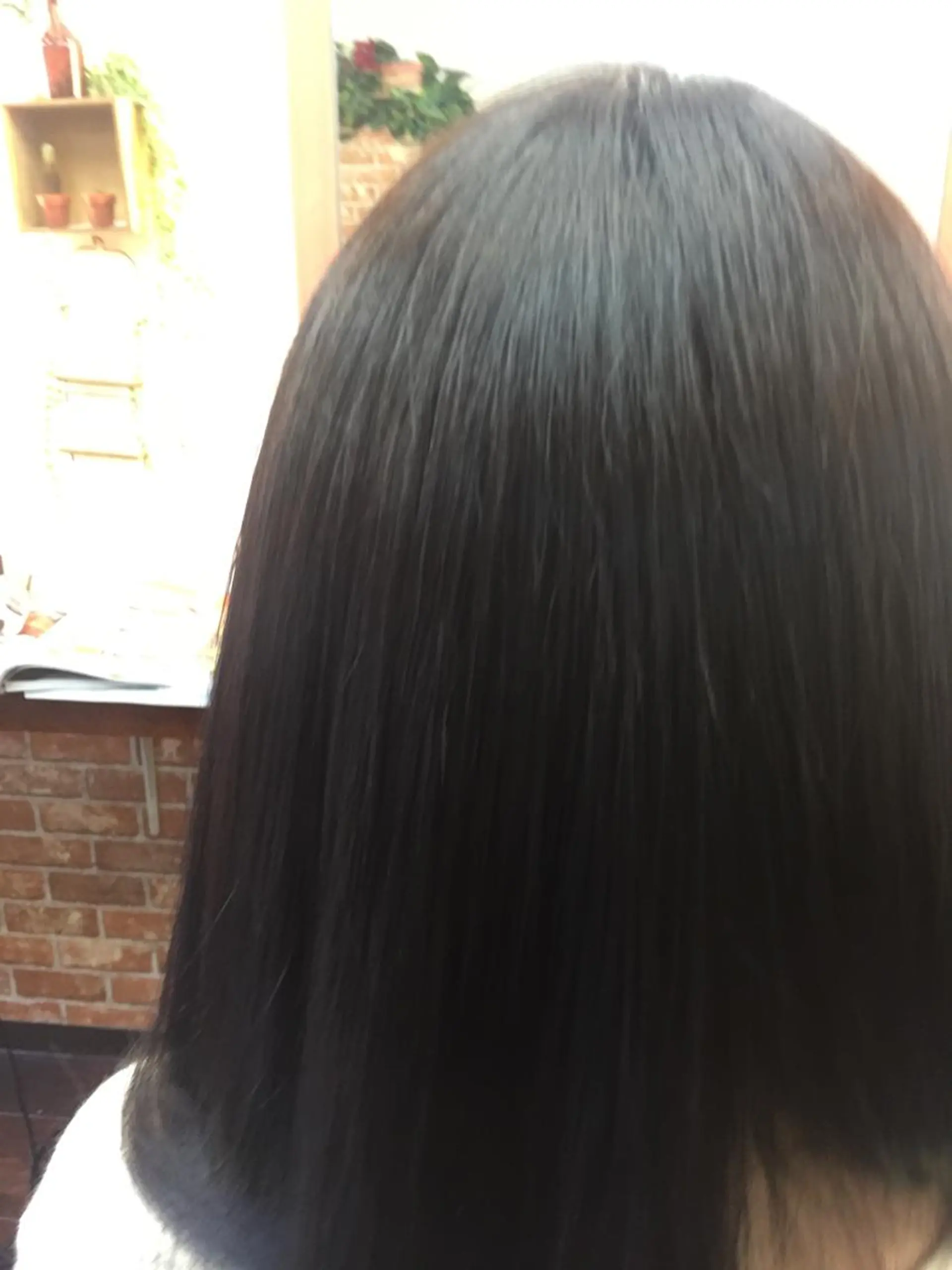 セミロング カラー 桧山 真のヘアスタイル