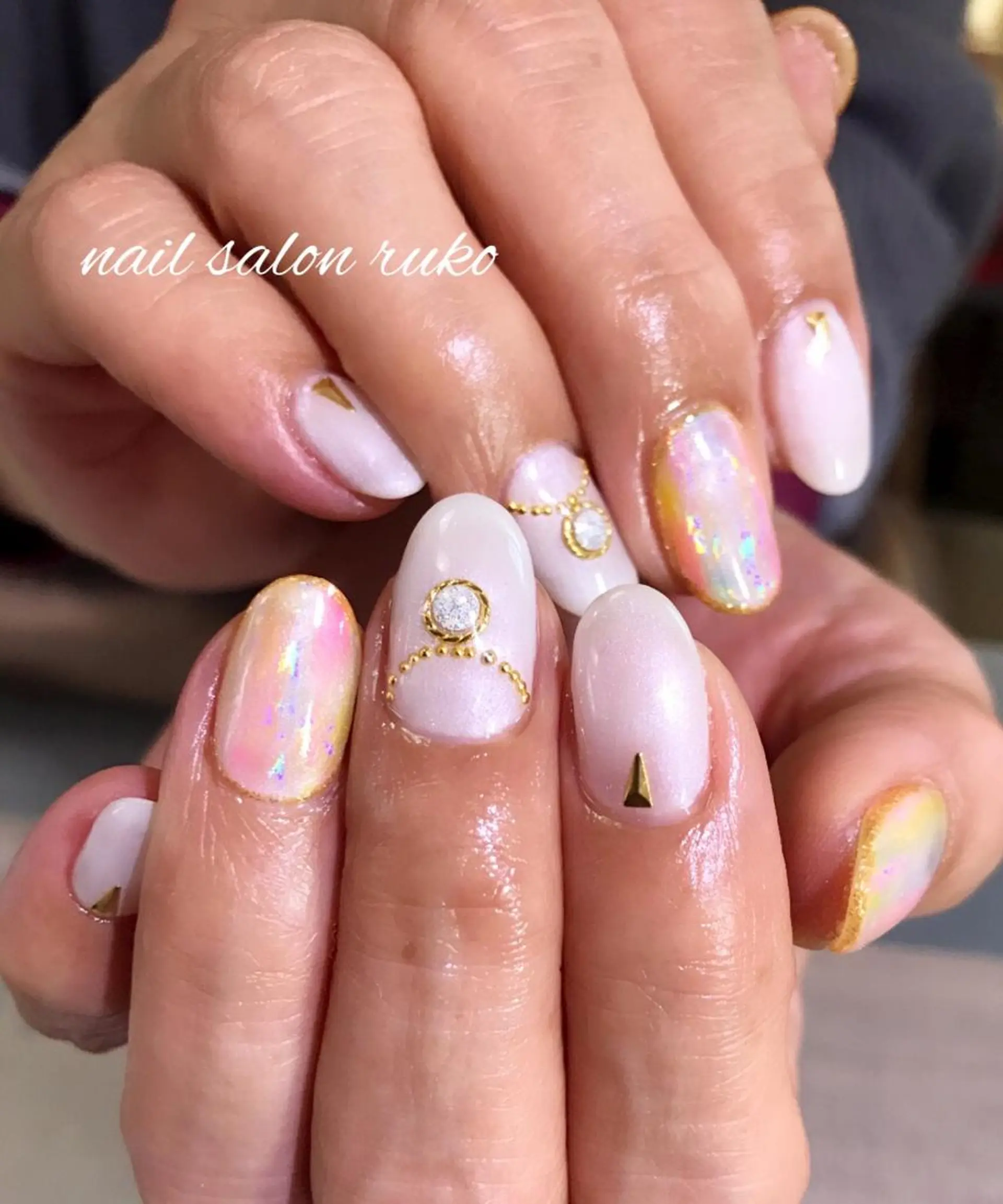 ネイル オーロラネイル pang akiのマツエク・マツパデザイン