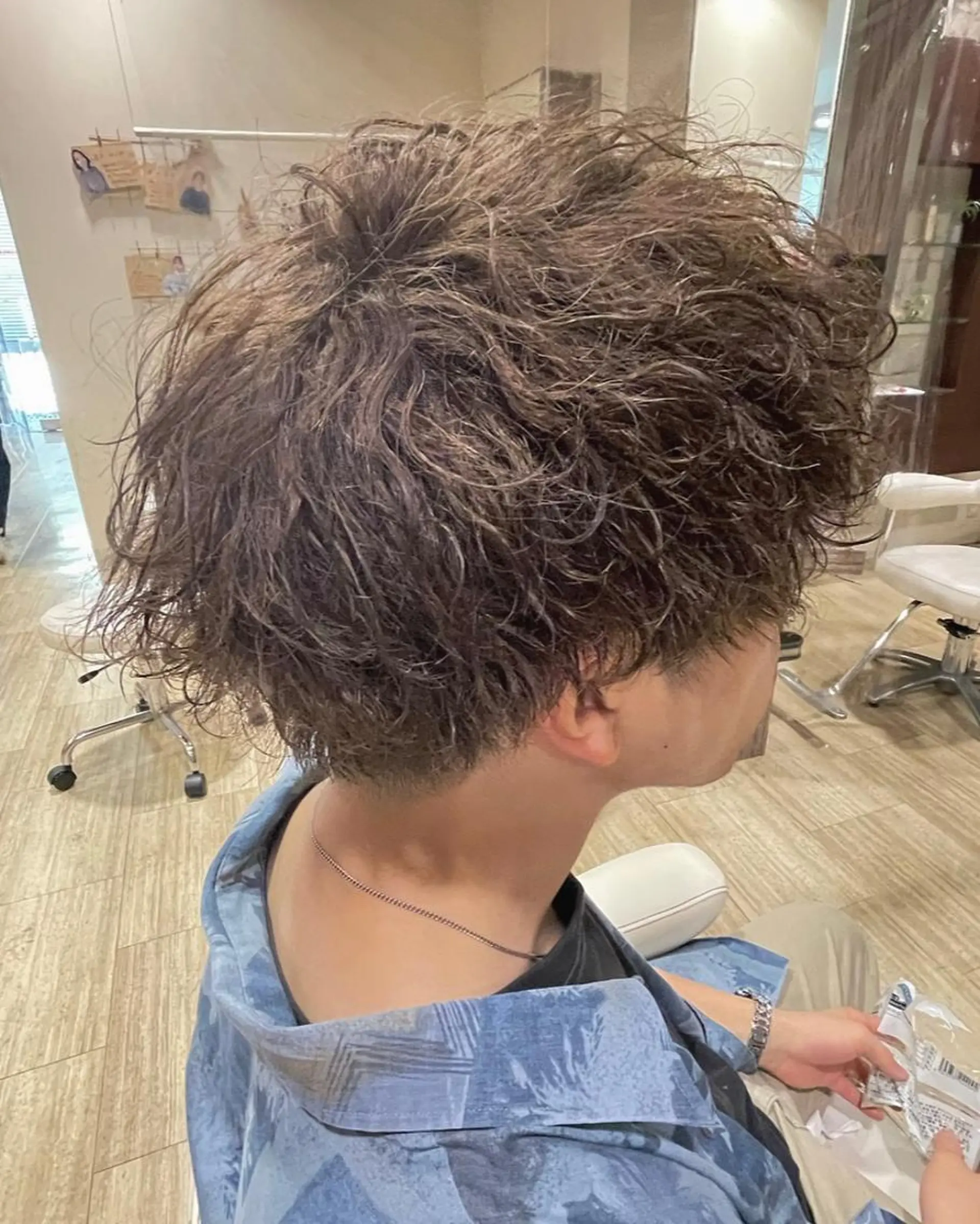 カラー わかまつ　ももみ 🕊️/顔周りカットのヘアスタイル