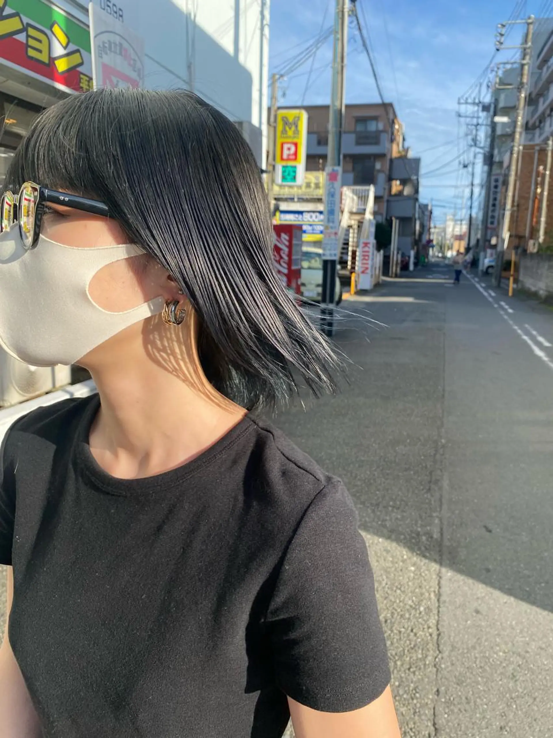 ショート カラー ヘアアレンジ パーマ指名No1 /namiのヘアスタイル