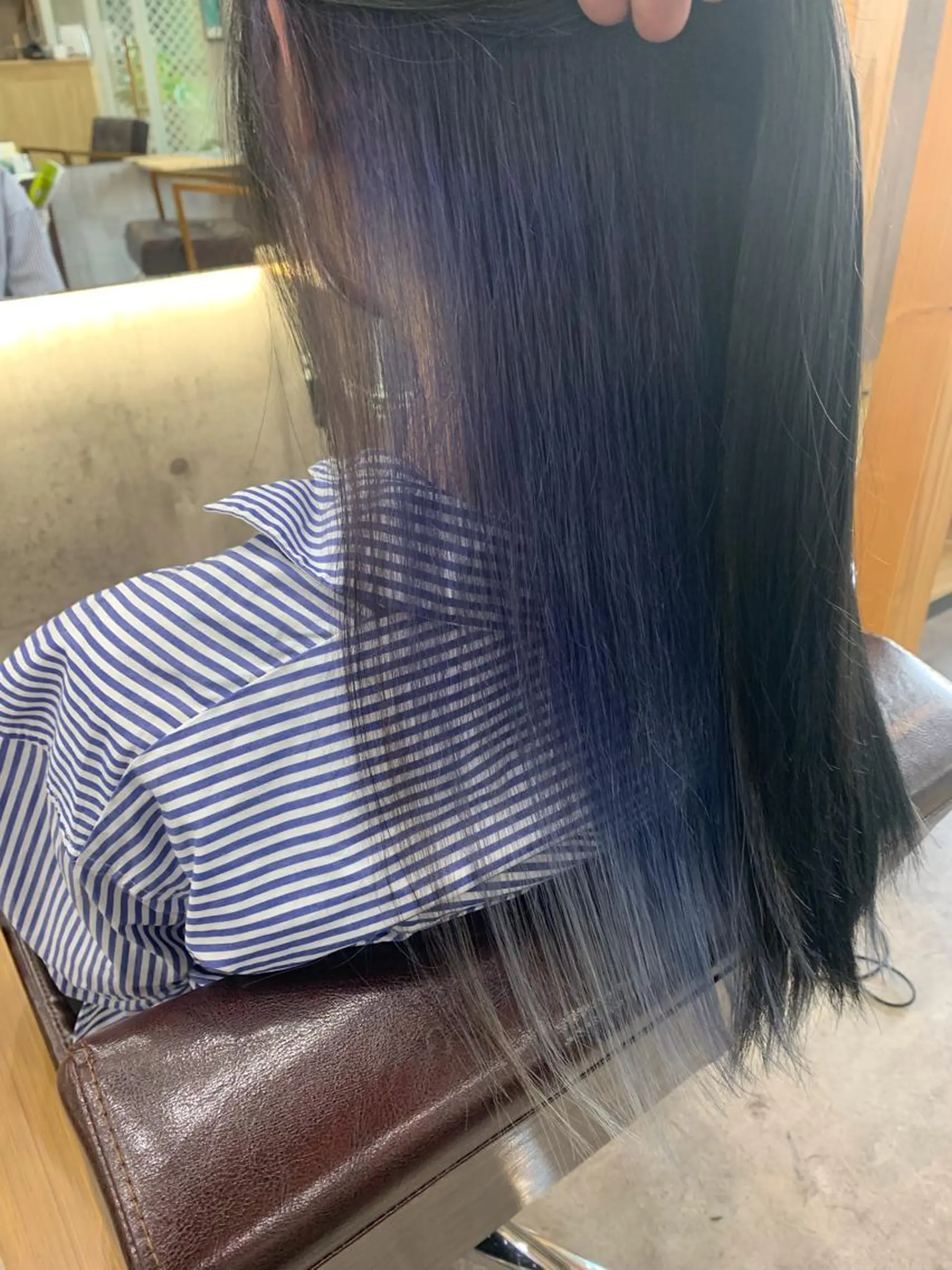 ロング カラー バレイヤージュ ブリーチ ケアブリーチ ダブルカラー イヤリングカラー ヘアカラー hair salon mementoのヘアスタイル