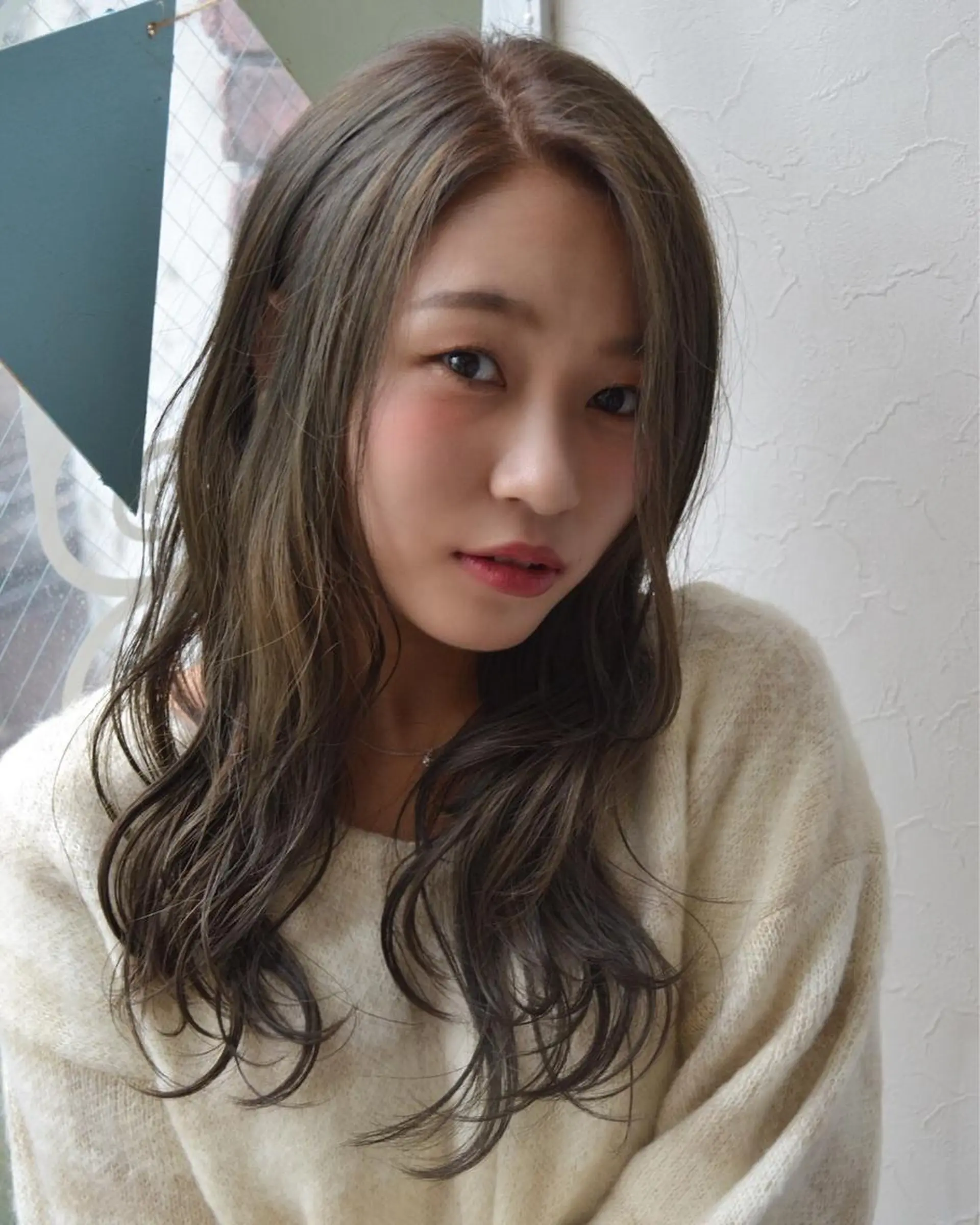 セミロング カラー グレージュ メンズ指名多数!! SiLO 田島のヘアスタイル