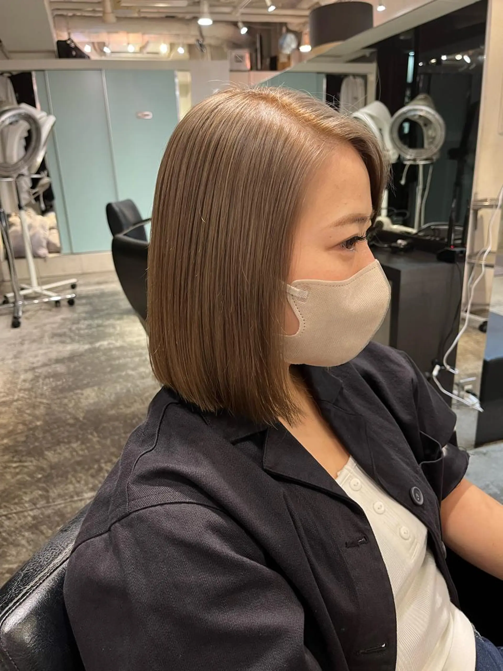 ショート カラー ブリーチ ヘアカラー 小田切 裕輝のヘアスタイル