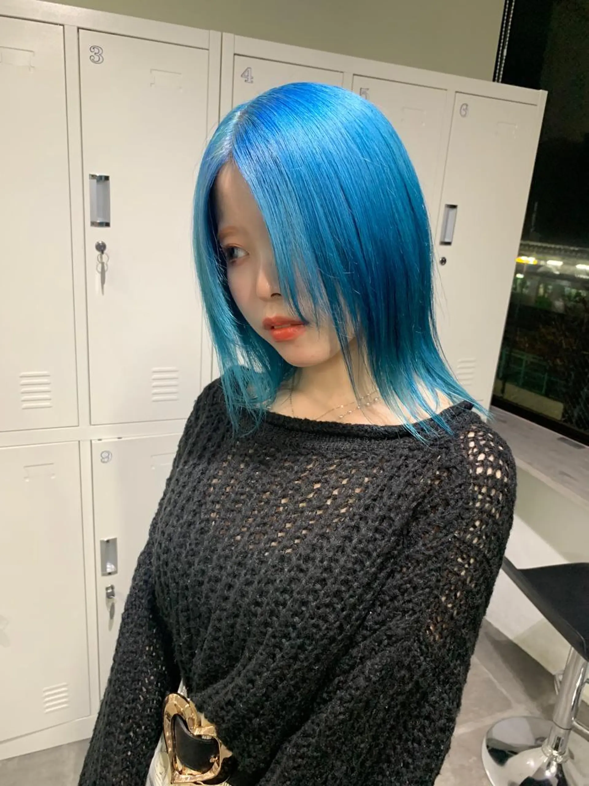 ミディアム カラー 中性ウルフカット ケアブリーチ/ケイトのヘアスタイル