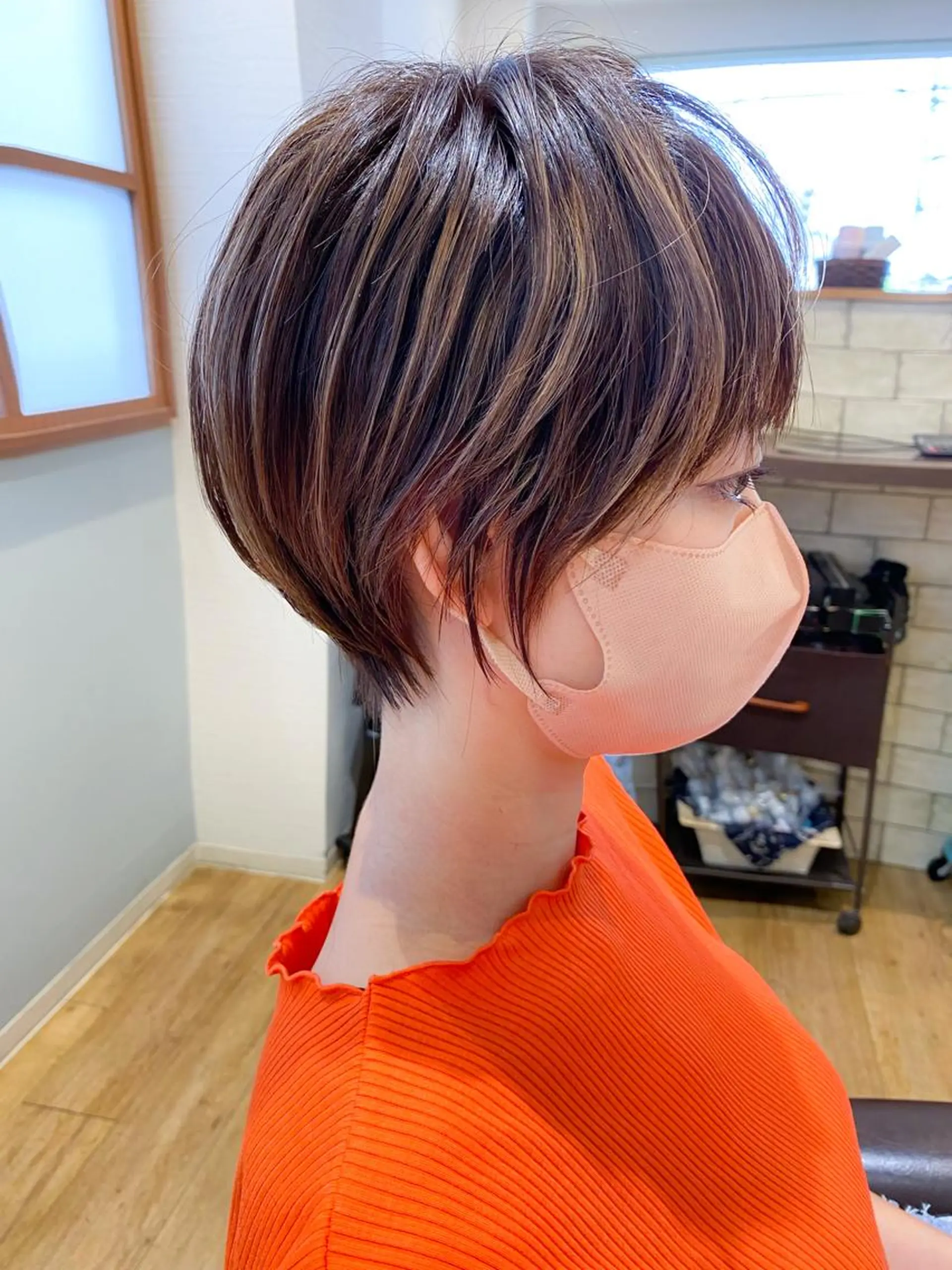 ショート ショートヘア 柳 雄輝のヘアスタイル