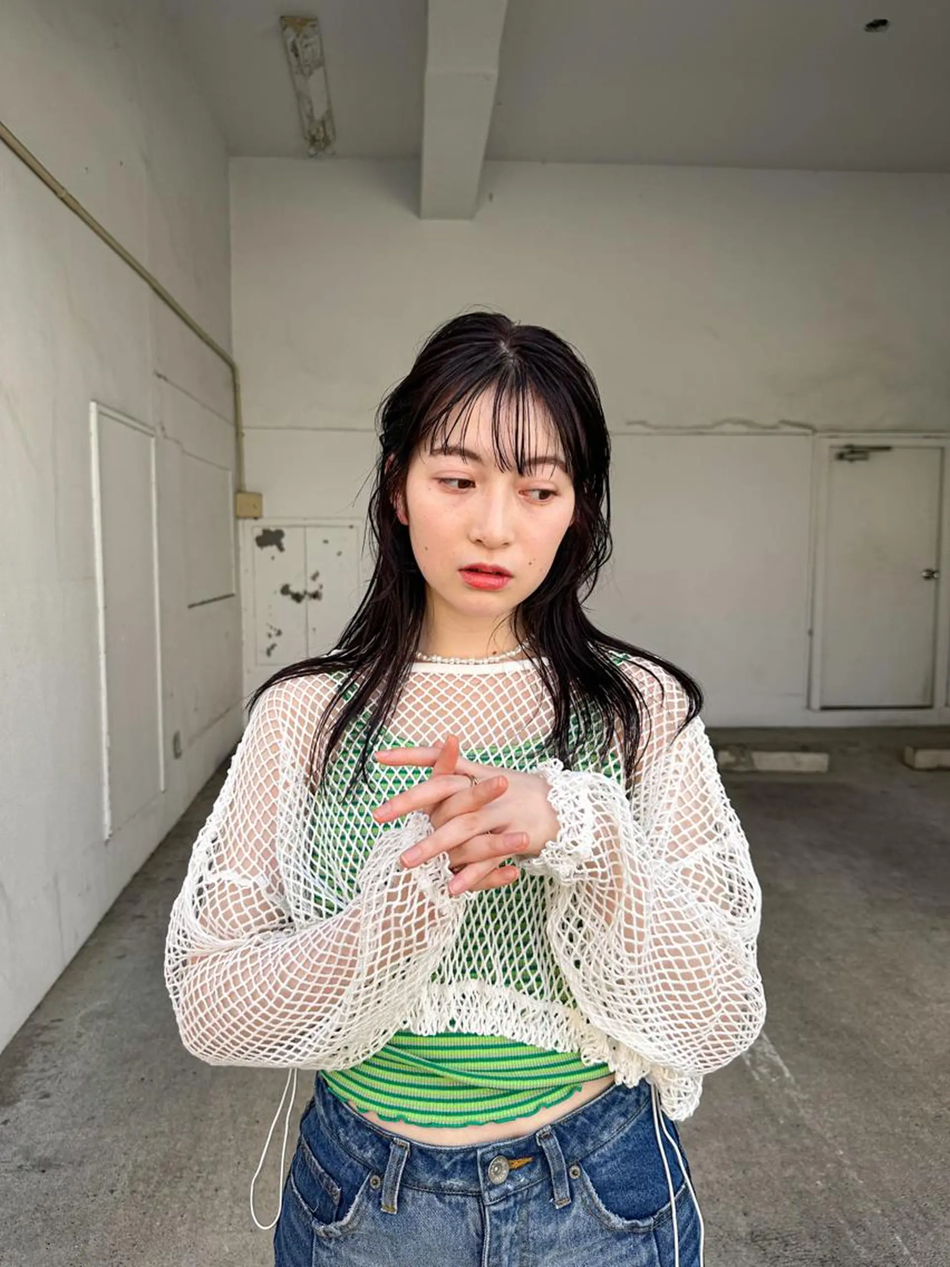 セミロング カラー カット ヘアカラー トリートメント 高橋 みく/ minim 暖色のヘアスタイル