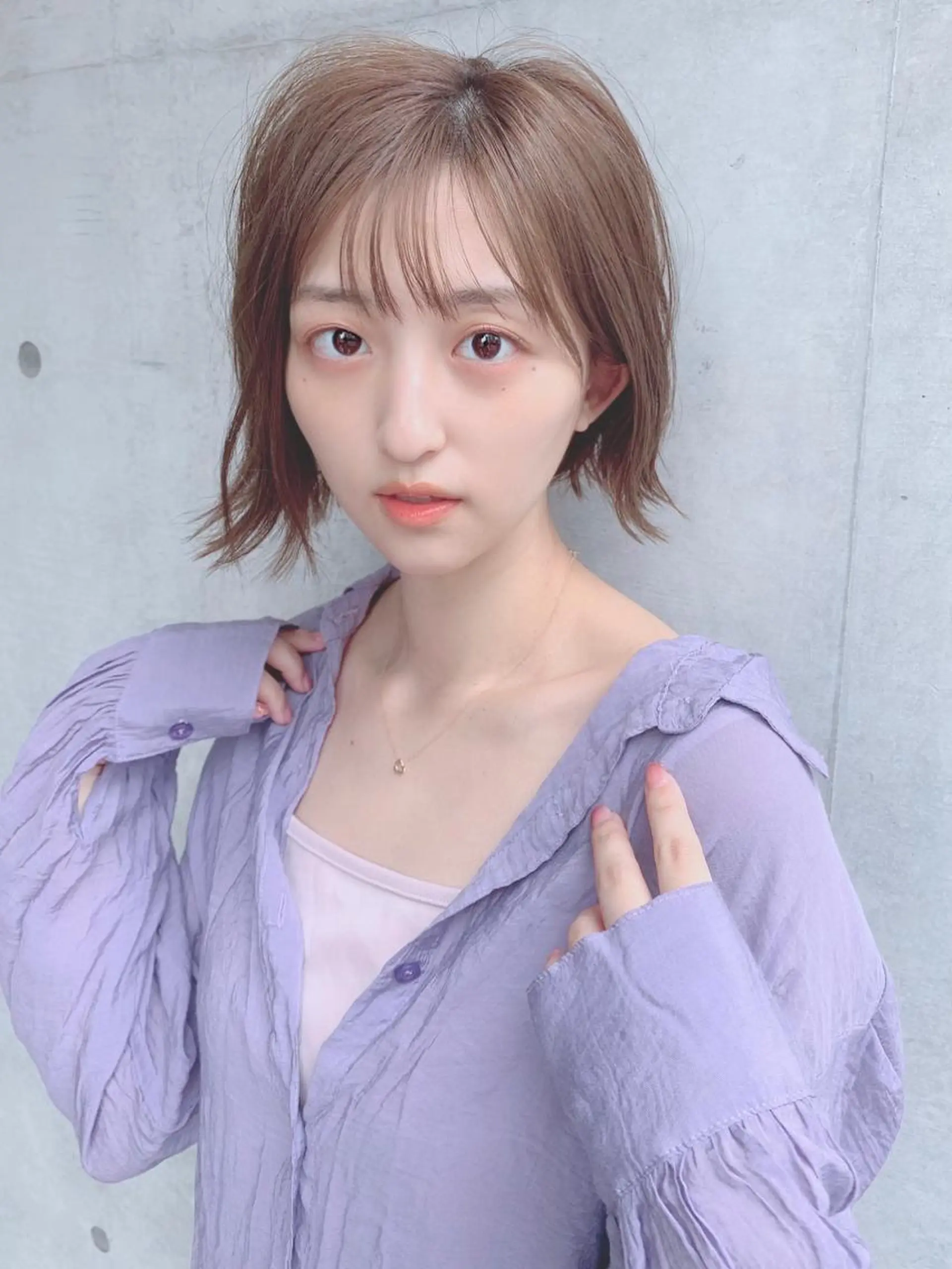 ミディアム カラー ヘアアレンジ 【公式】amble luxe池袋東口🩷のヘアスタイル