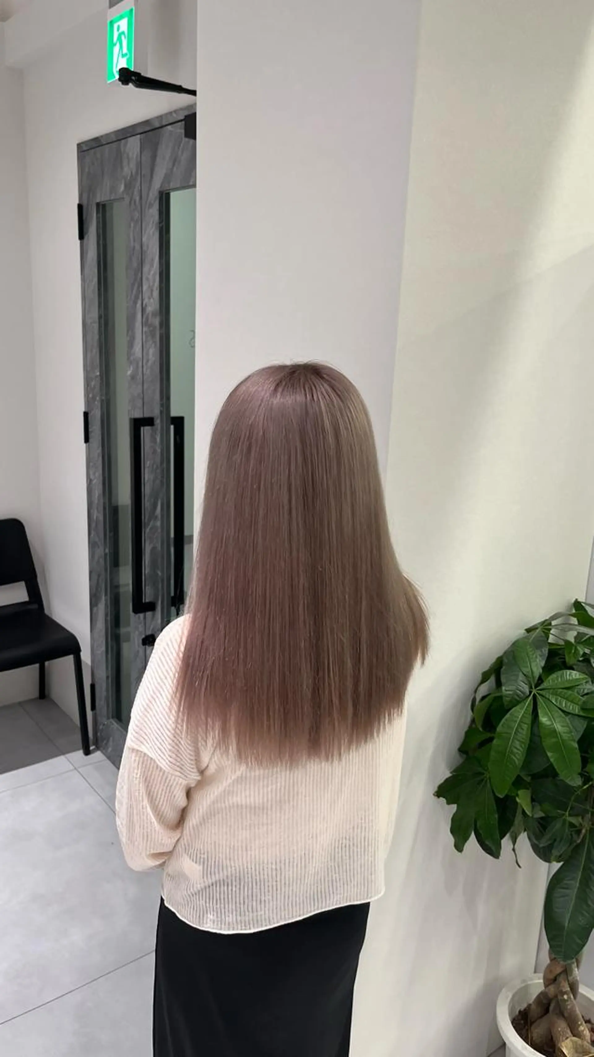 セミロング カラー 髪質改善/レイヤー 兼折楓馬のヘアスタイル