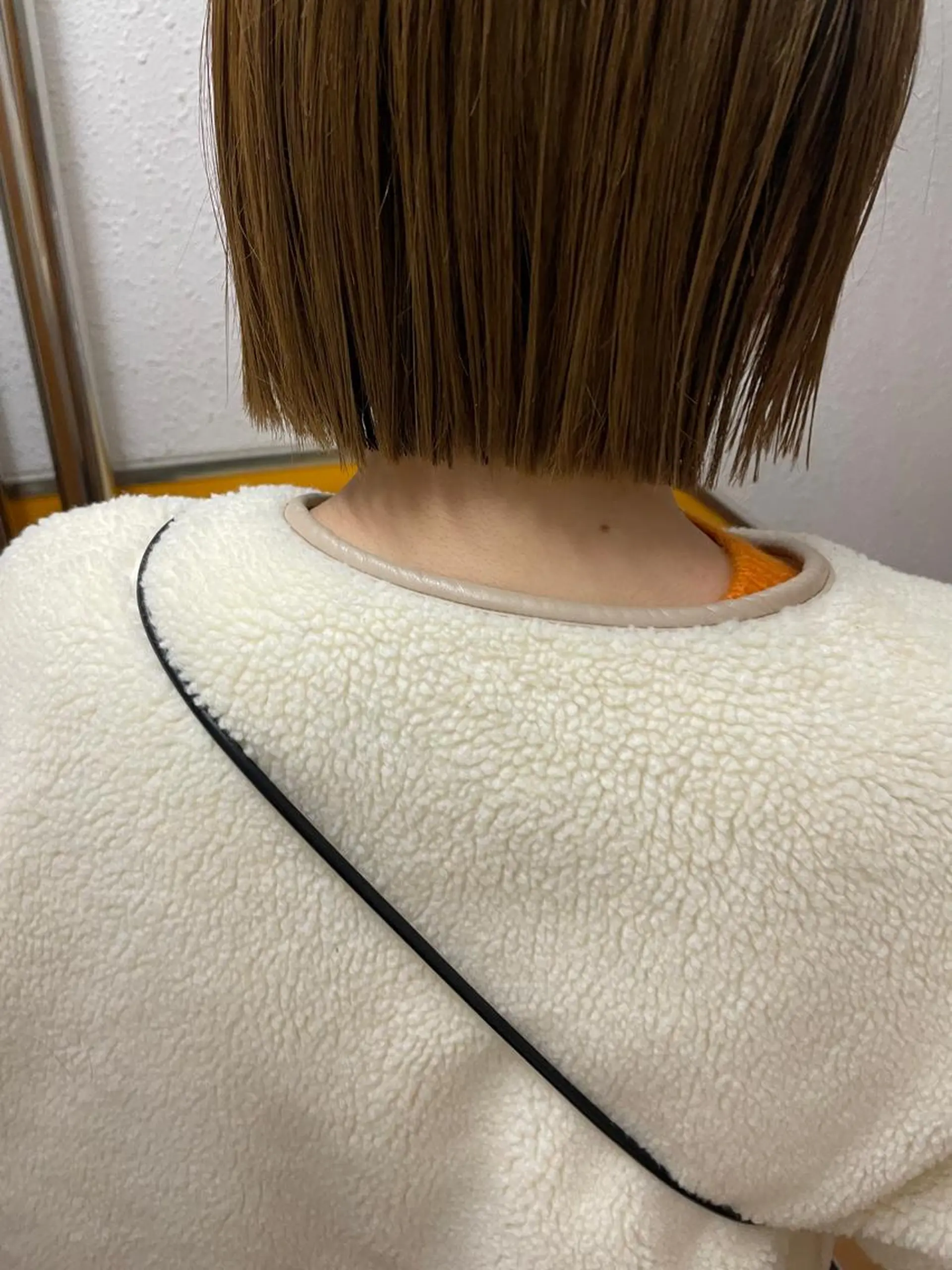 ミディアム ボブ カット ヘアカラー トリートメント さの あやねのヘアスタイル