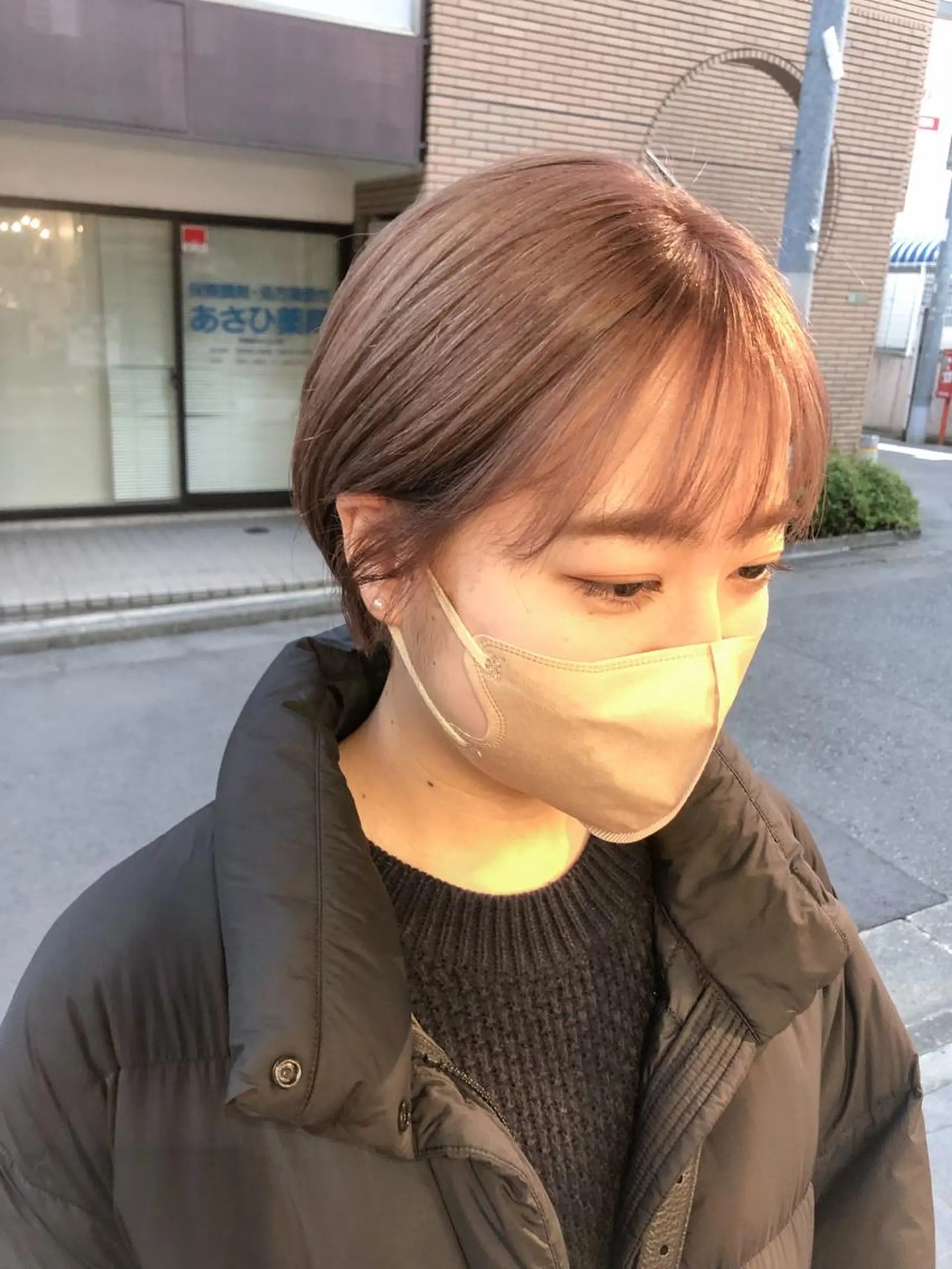 ショート rii-🩰 トレンド韓国ヘアのヘアスタイル