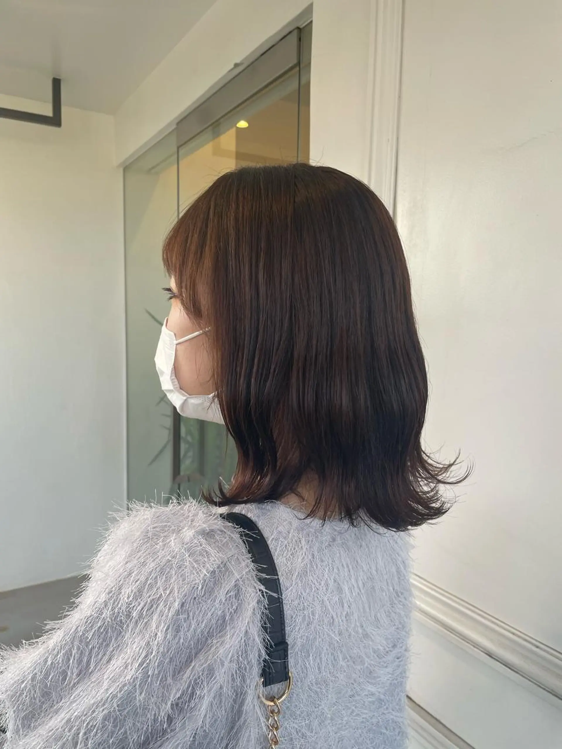 ミディアム 木村 架音のヘアスタイル