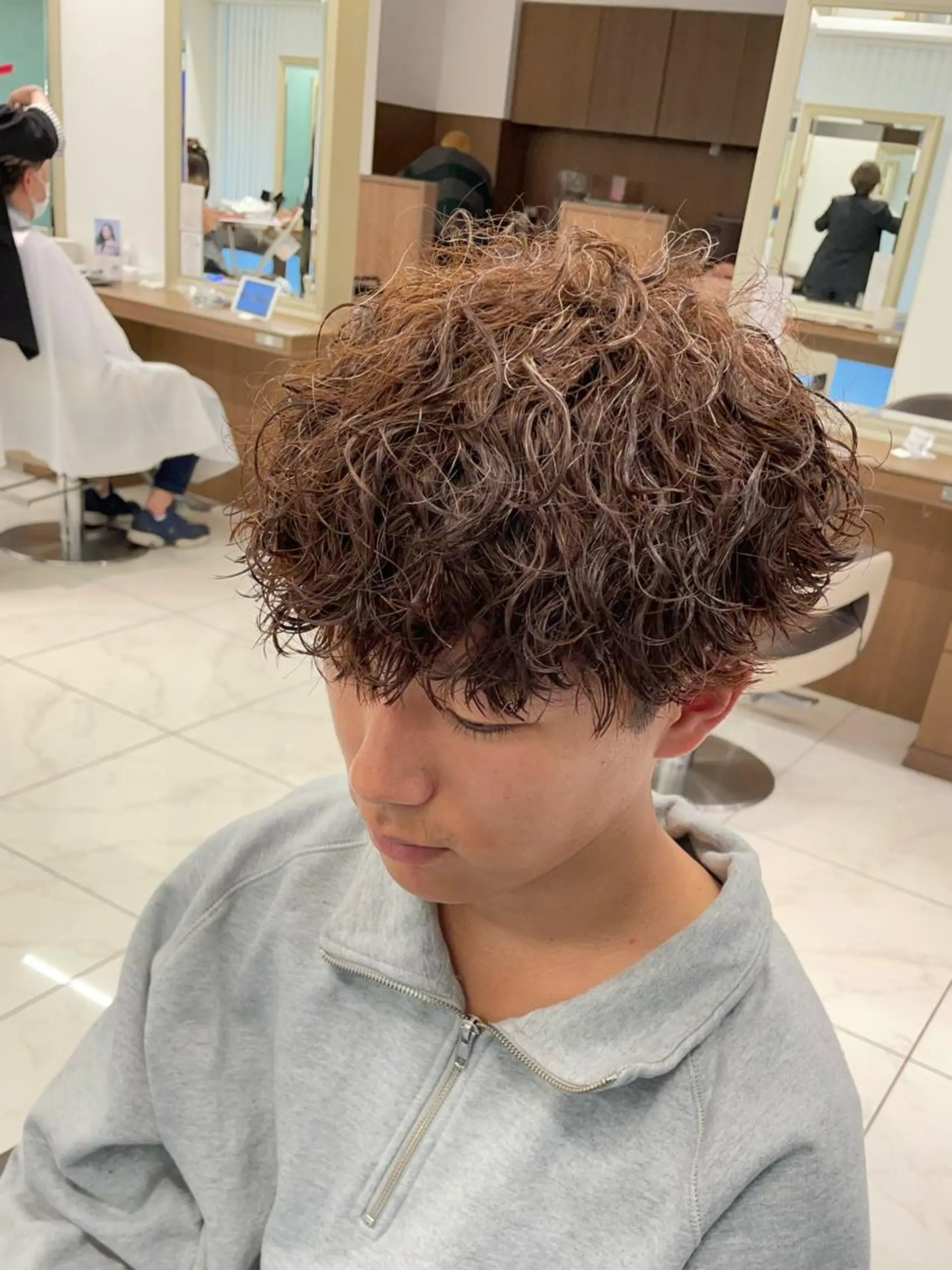 ショート パーマ メンズ 【メンズ特化】 池田大成✂︎のヘアスタイル