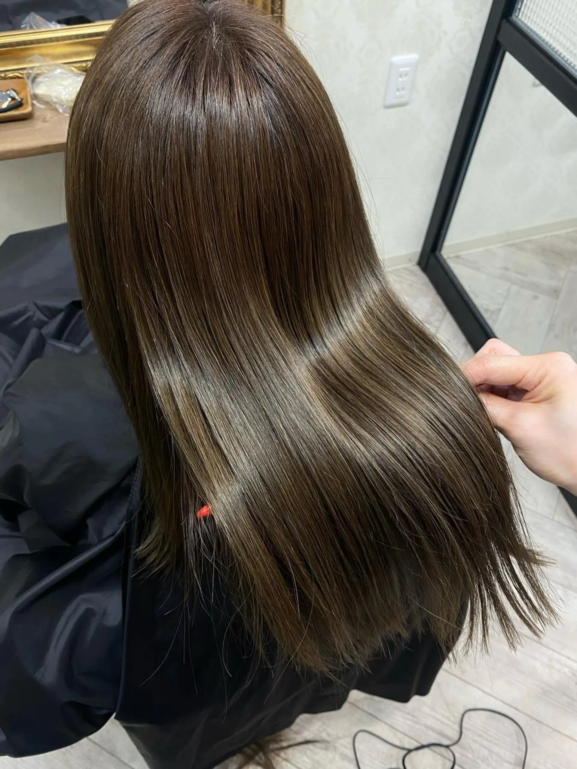 ミディアム 髪質改善 トリートメント 酸熱トリートメント ココロ☀️ CLUTCH天王寺店のヘアスタイル