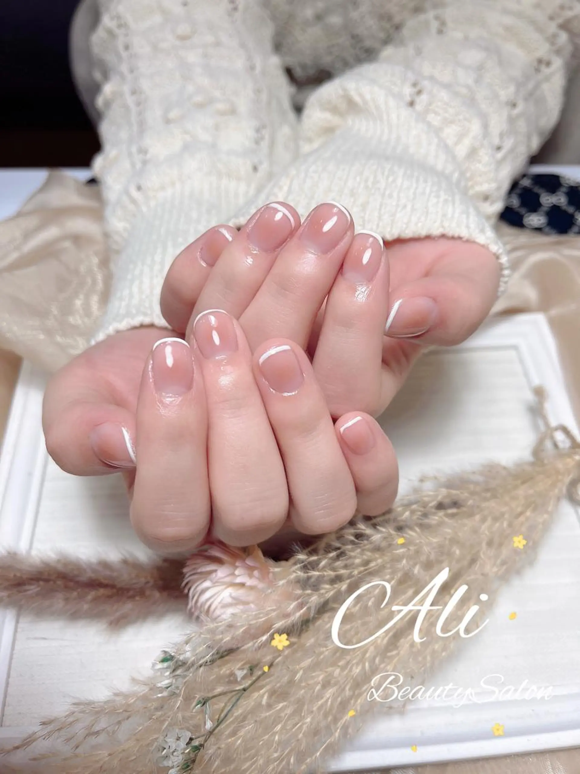 ネイル チークネイル 春ネイル Ali 新小岩 ネイル専門のネイルデザイン