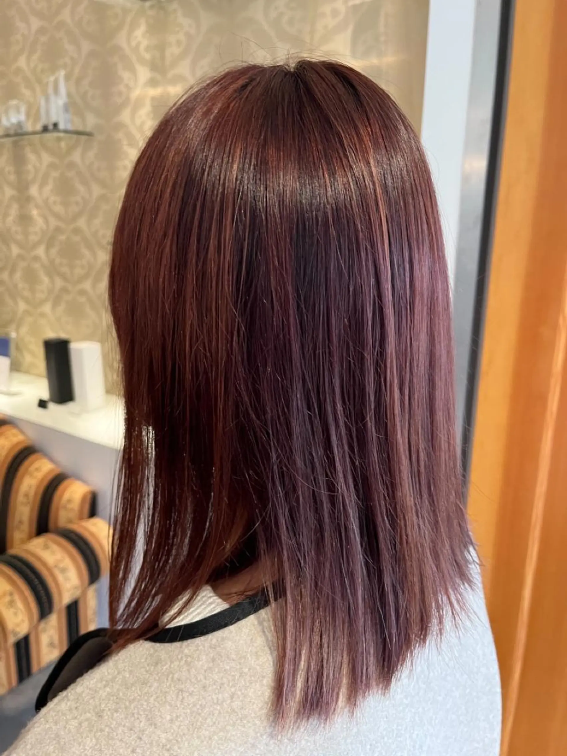 ミディアム カラー La fith hair rond 立川店所属・kyosuke 透明感カラーのヘアスタイル