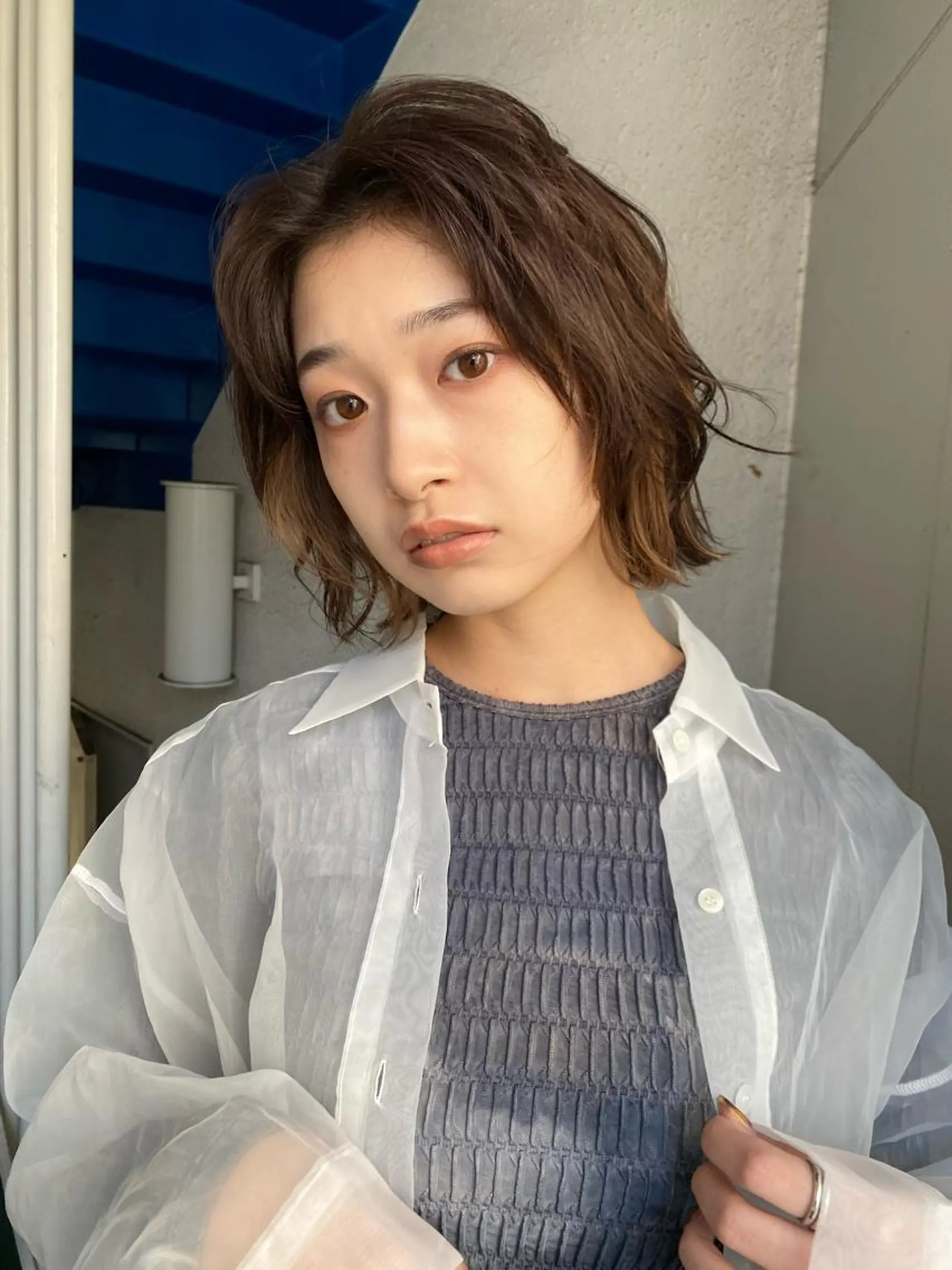 ショート カラー yiye 青山所属・無料カットモデル募集 🌱ひょうがのヘアスタイル