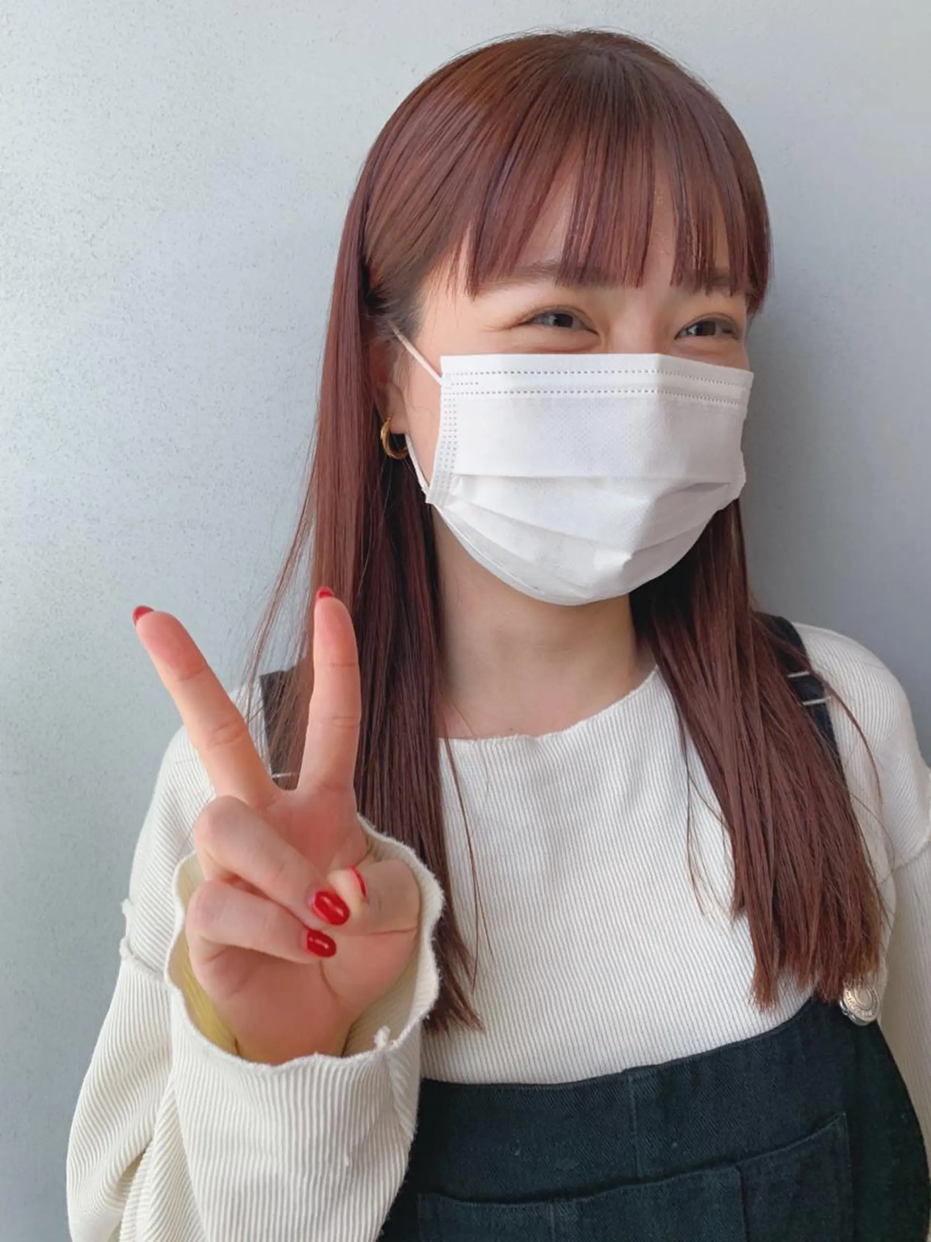 ロング カラー ボブパーマコテ巻き風 パーマNo1深江秀平のヘアスタイル