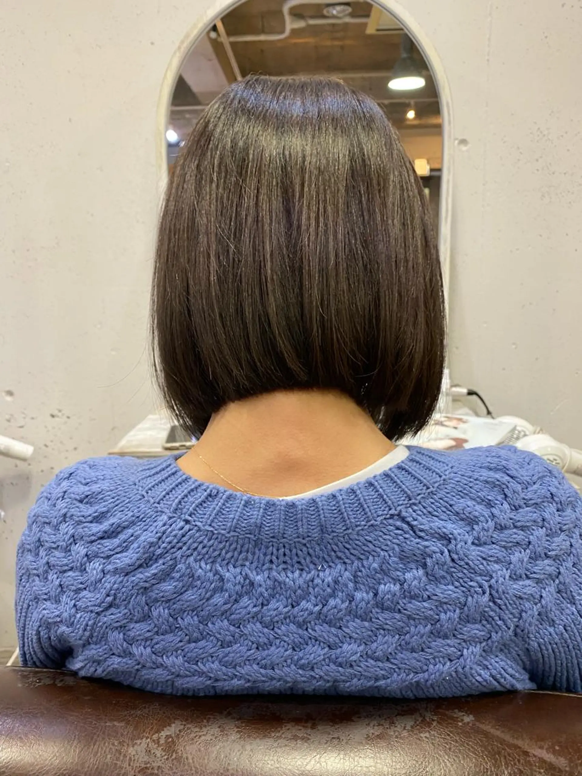 ショート カラー グレージュ ボブ Pia hair Design Yakuin所属・Pia ツボイ ケイタのヘアスタイル