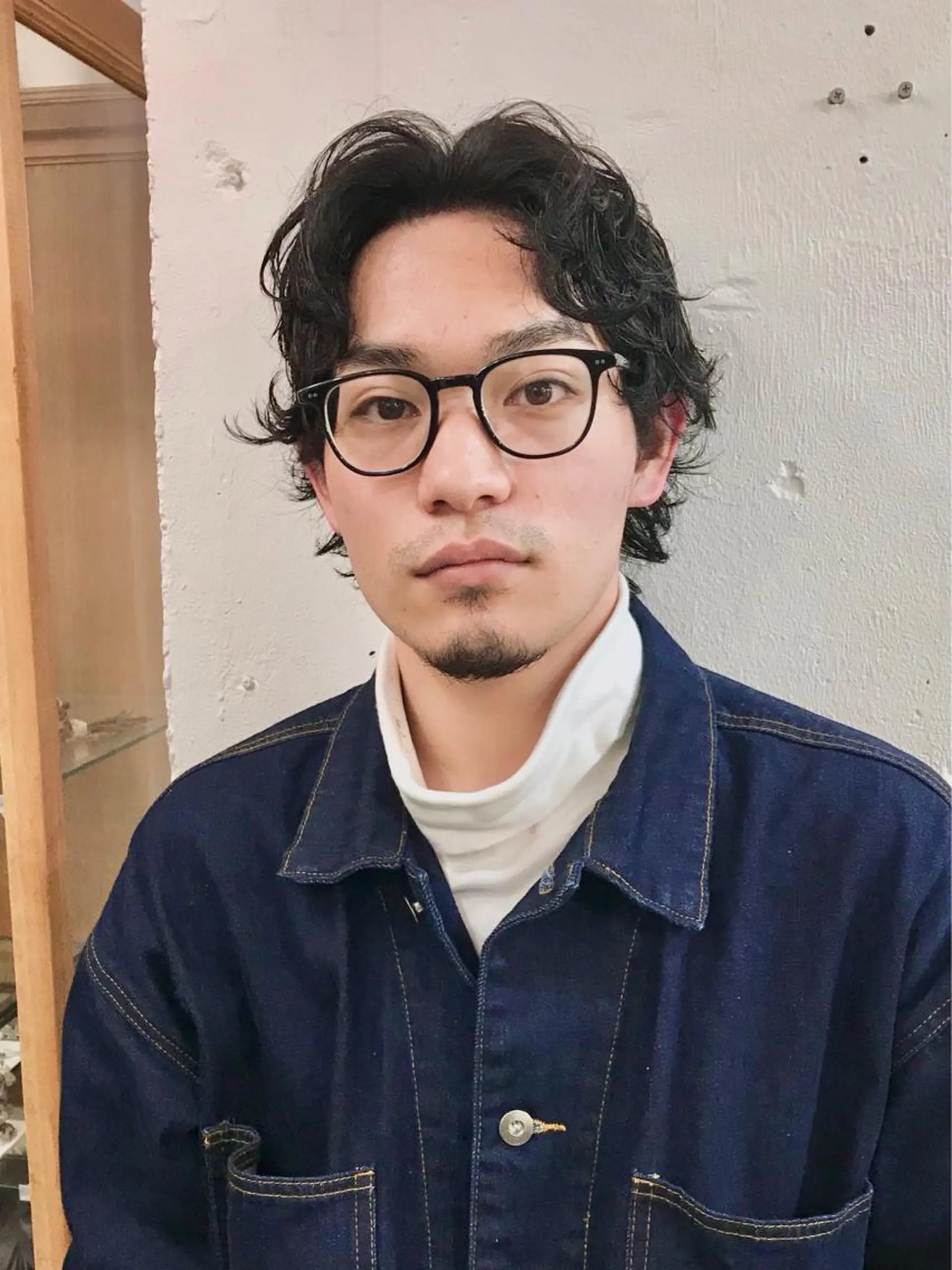 ショート パーマ メンズ カット パーマ トリートメント 木村陸弥 似合わせ 透明感カラー🌿のヘアスタイル