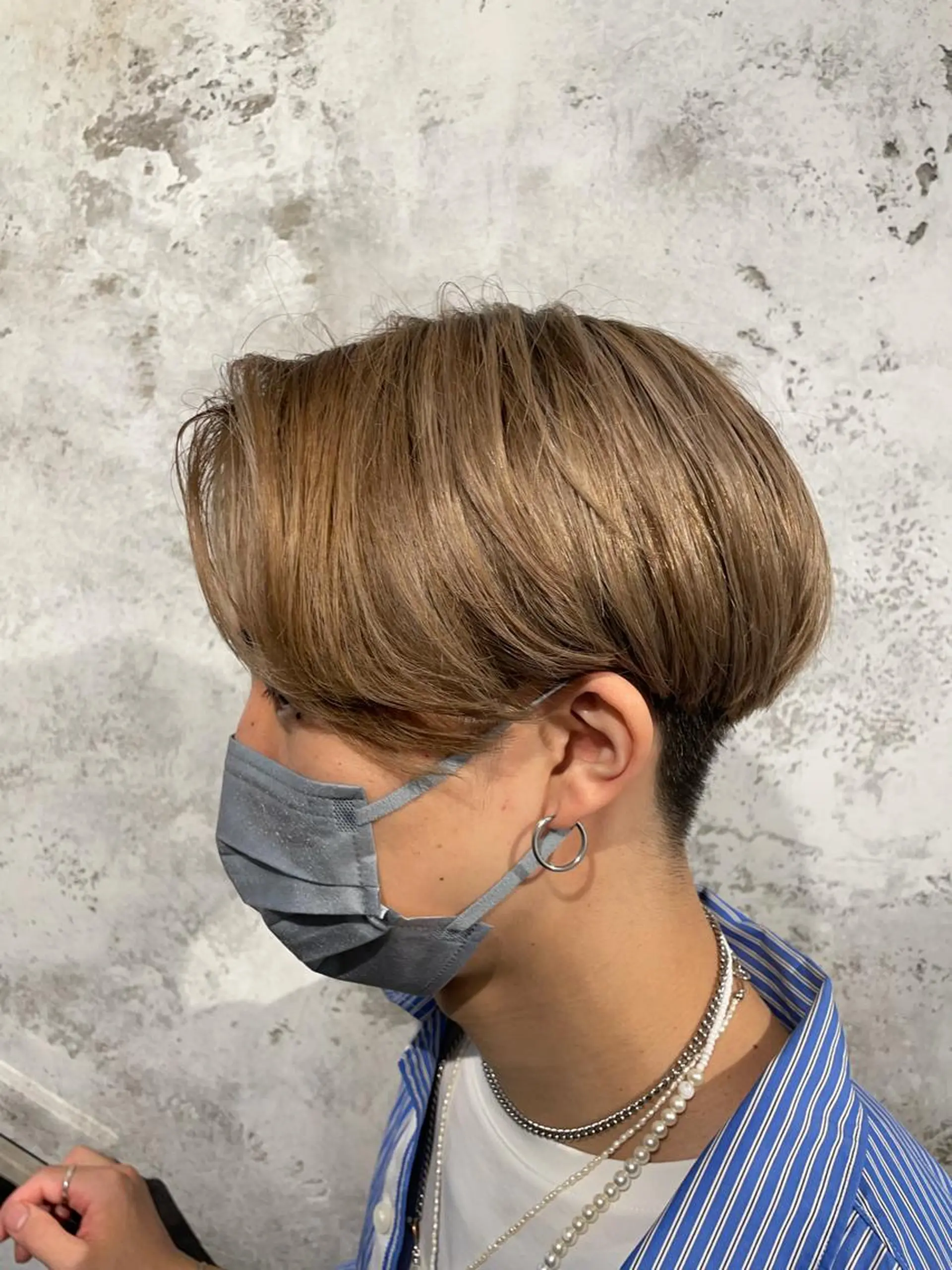 ショート 外国人風カラー M.SLASH bonheur所属・松田 真央のヘアスタイル