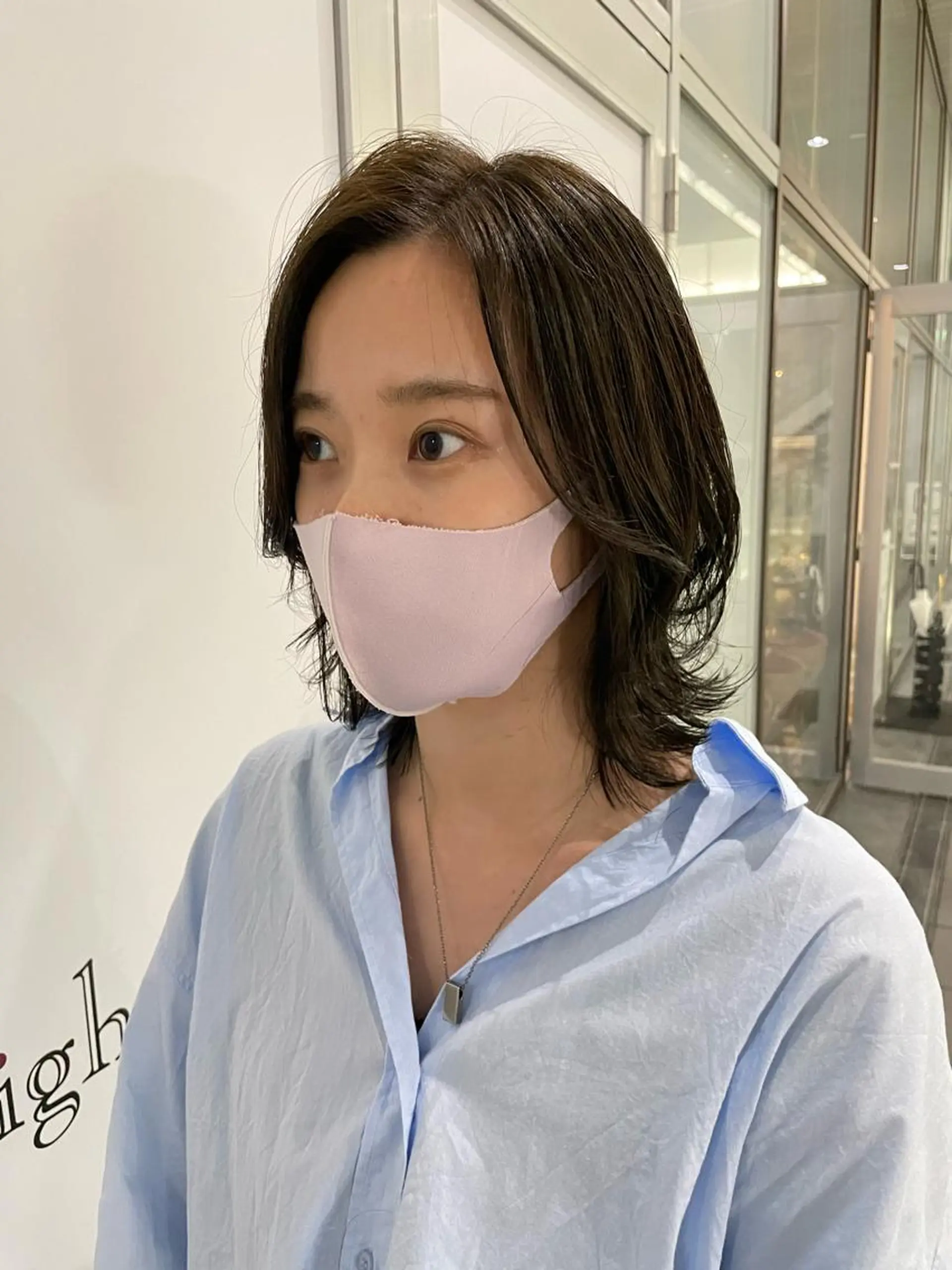 ミディアム レイヤーカット 栄　mighty by H所属・不破一輝/栄/矢場町 ボブ/レイヤー/艶髪のヘアスタイル