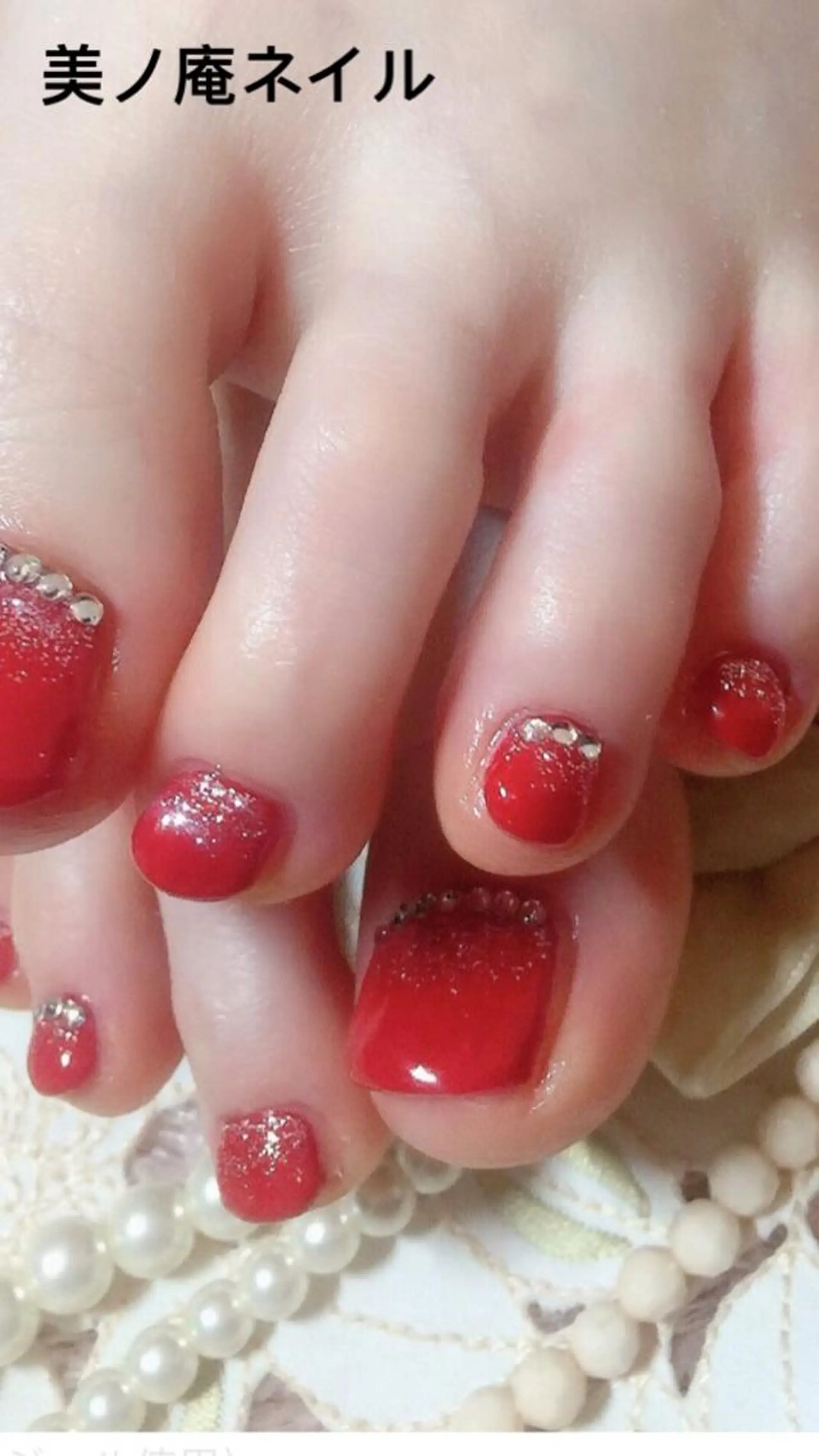 ネイル フットネイル 美ノ庵ネイルサロン メトロポリタン前店のネイルデザイン