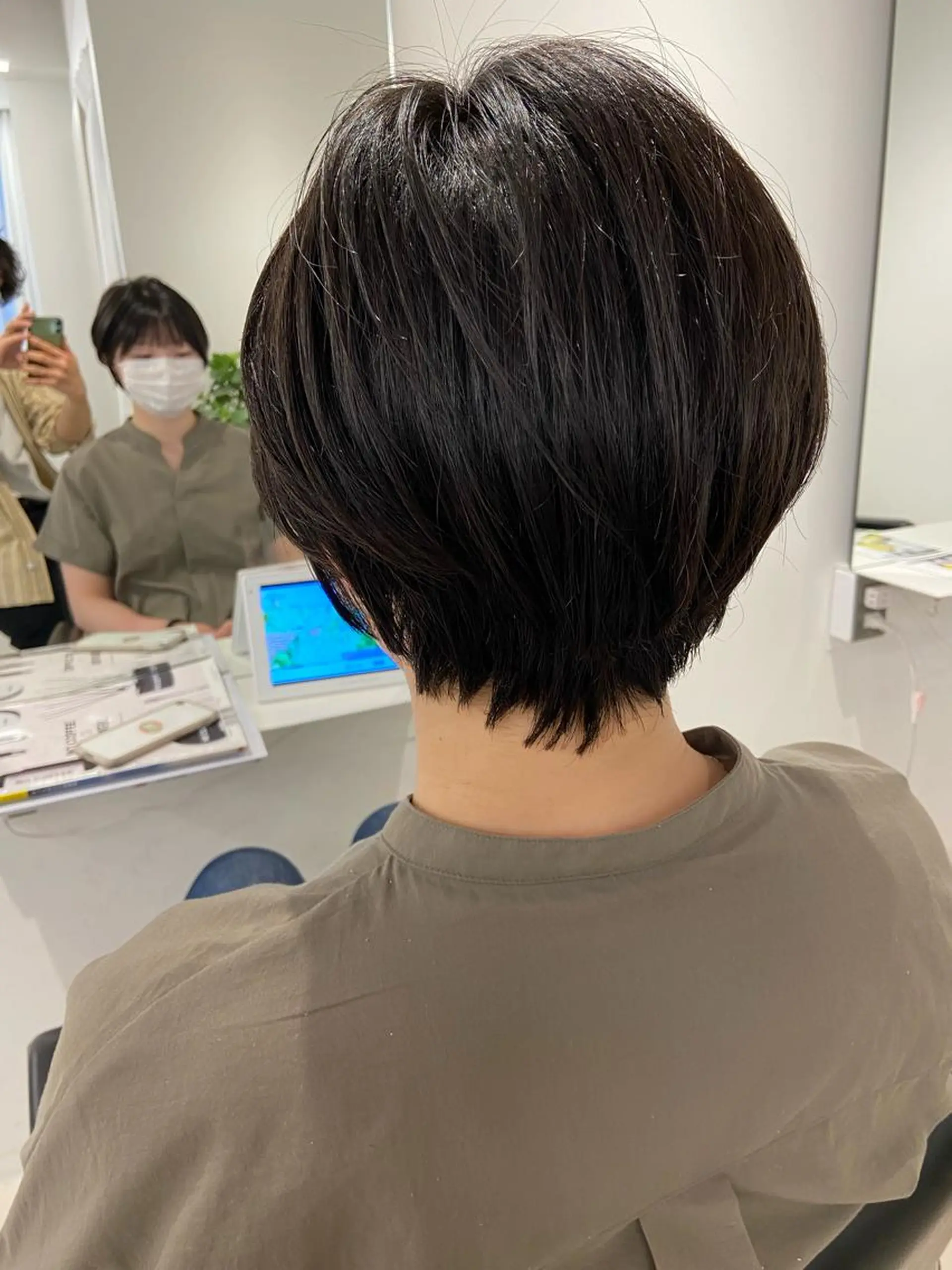 ショート 髪質改善カラー✨質感 ショート✨石山航のヘアスタイル