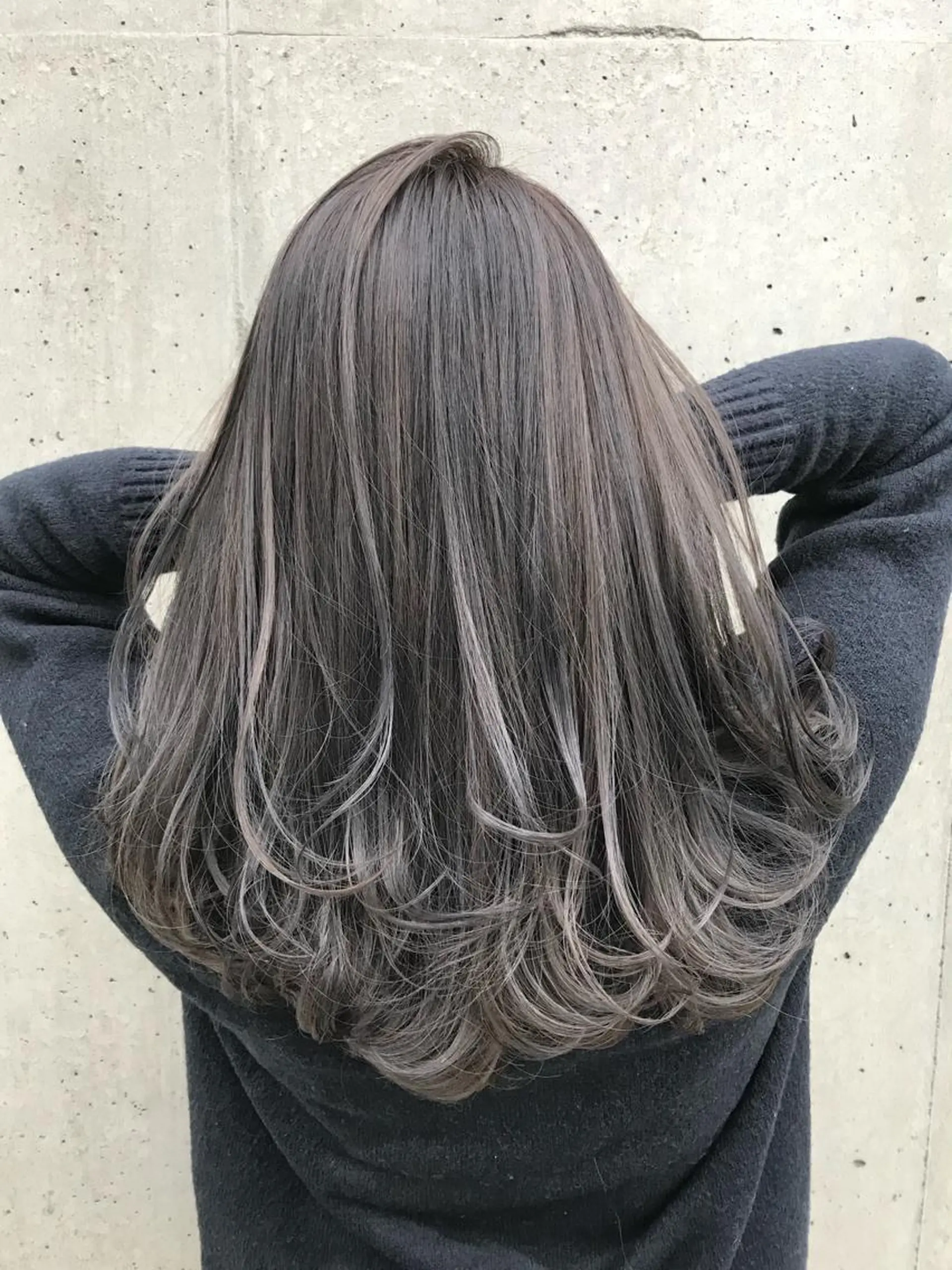 ロング カラー 外国人風カラー カット ヘアカラー トリートメント 韓国レイヤー/ミルク ティー🦋高橋　暖のヘアスタイル